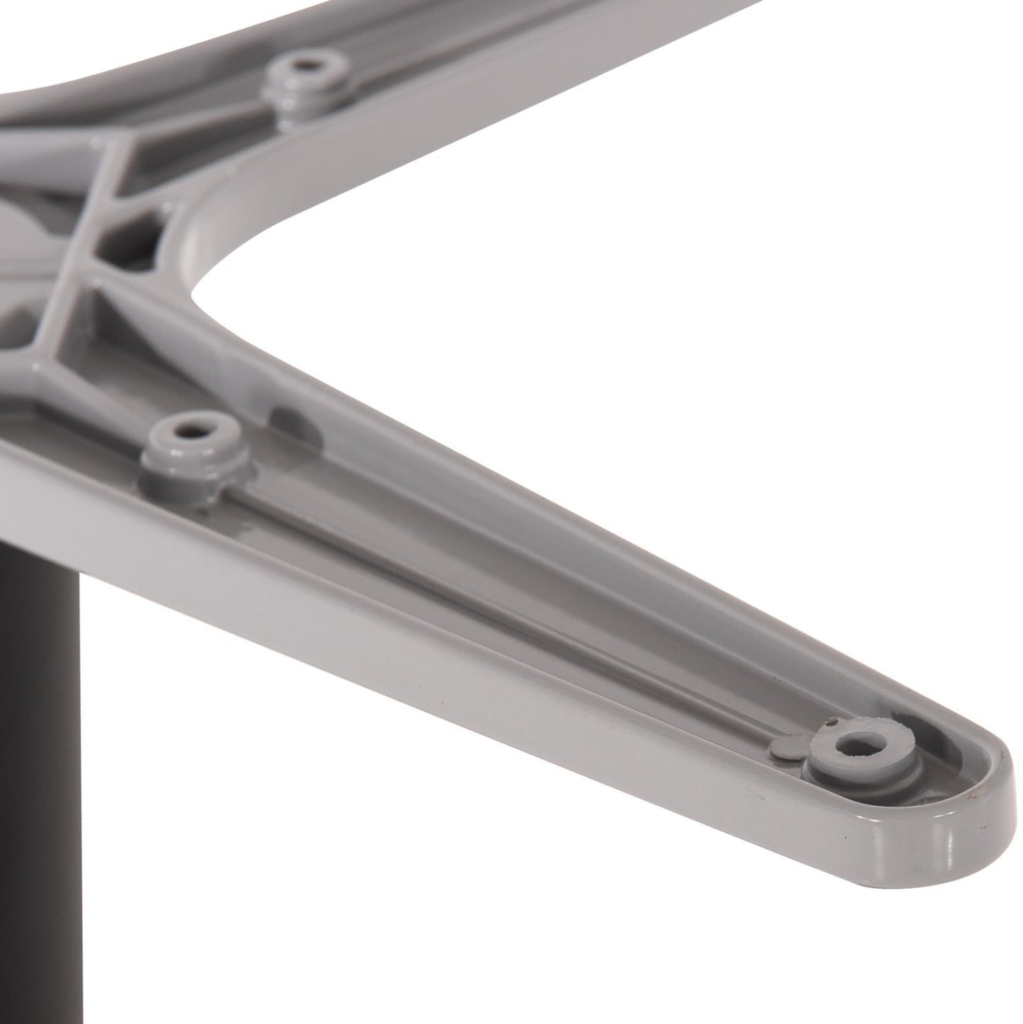 ΒΑΣΗ ΤΡΑΠΕΖΙΟΥ ΑΛΟΥΜΙΝΙΟΥ ΣΤΡΟΓΓΥΛΗ ΓΚΡΙ HM476.20 ΣΤΑΥΡΟΣ 48Χ48εκ Φ45Χ72Υεκ.