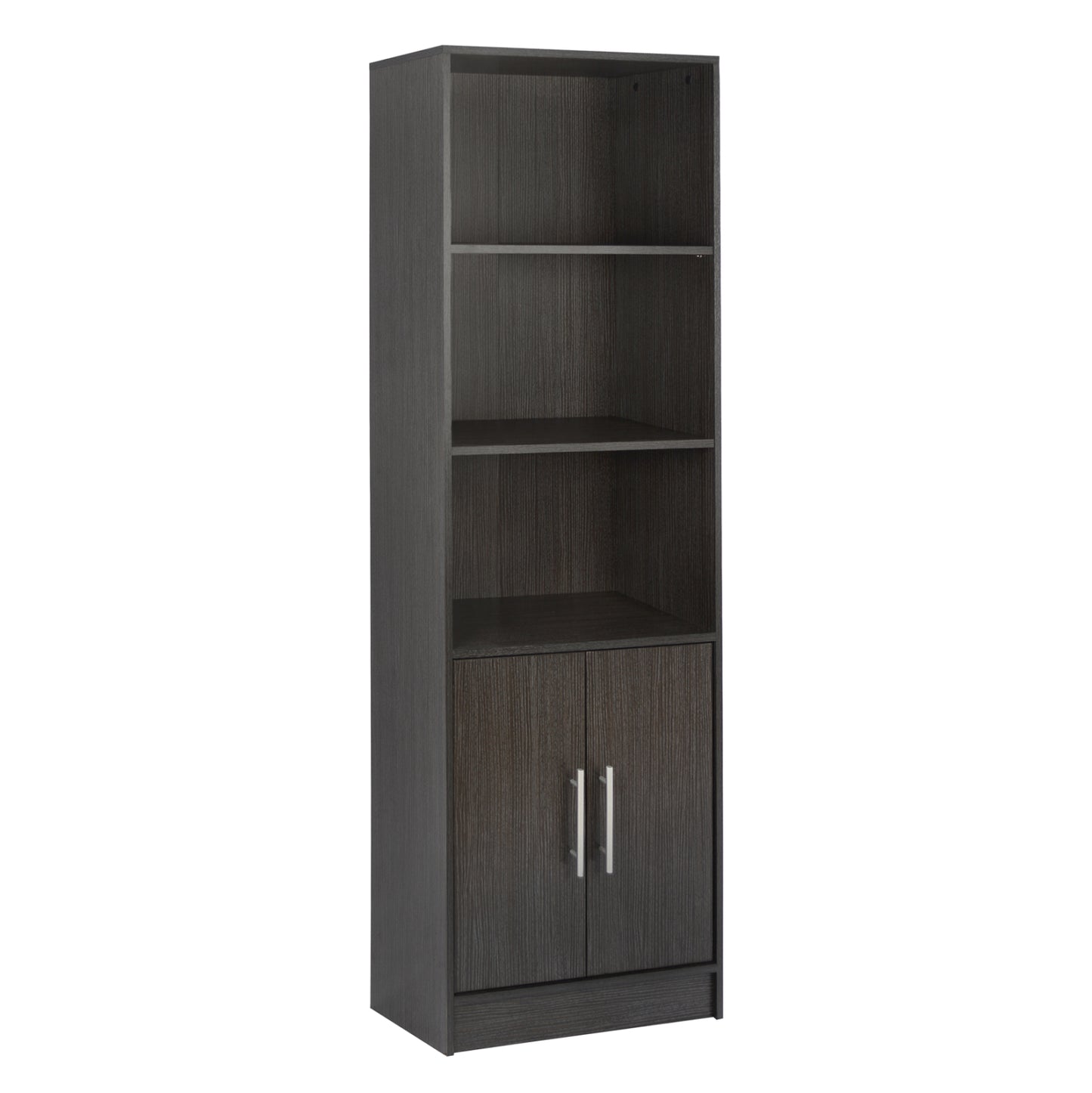 ΒΙΒΛΙΟΘΗΚΗ ΜΕΛΑΜΙΝΗΣ ENSLEY HM2027.01 ZEBRANO 60X30X180 εκ.