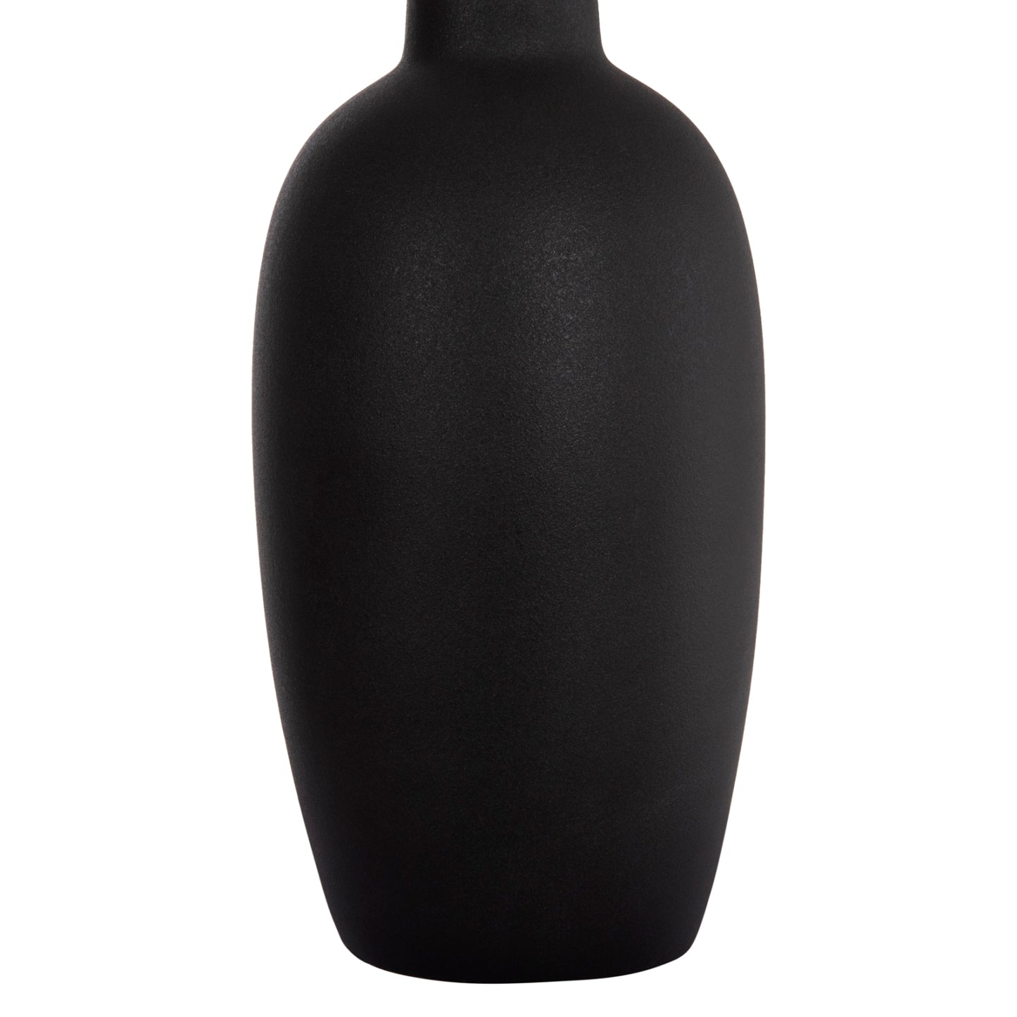 ΕΠΙΤΡΑΠΕΖΙΟ ΚΕΡΑΜΙΚΟ ΔΙΑΚΟΣΜΗΤΙΚΟ ELENDIL HM4591.02 ΜΑΥΡΟ ΜΑΤ Φ12x39.5Υεκ