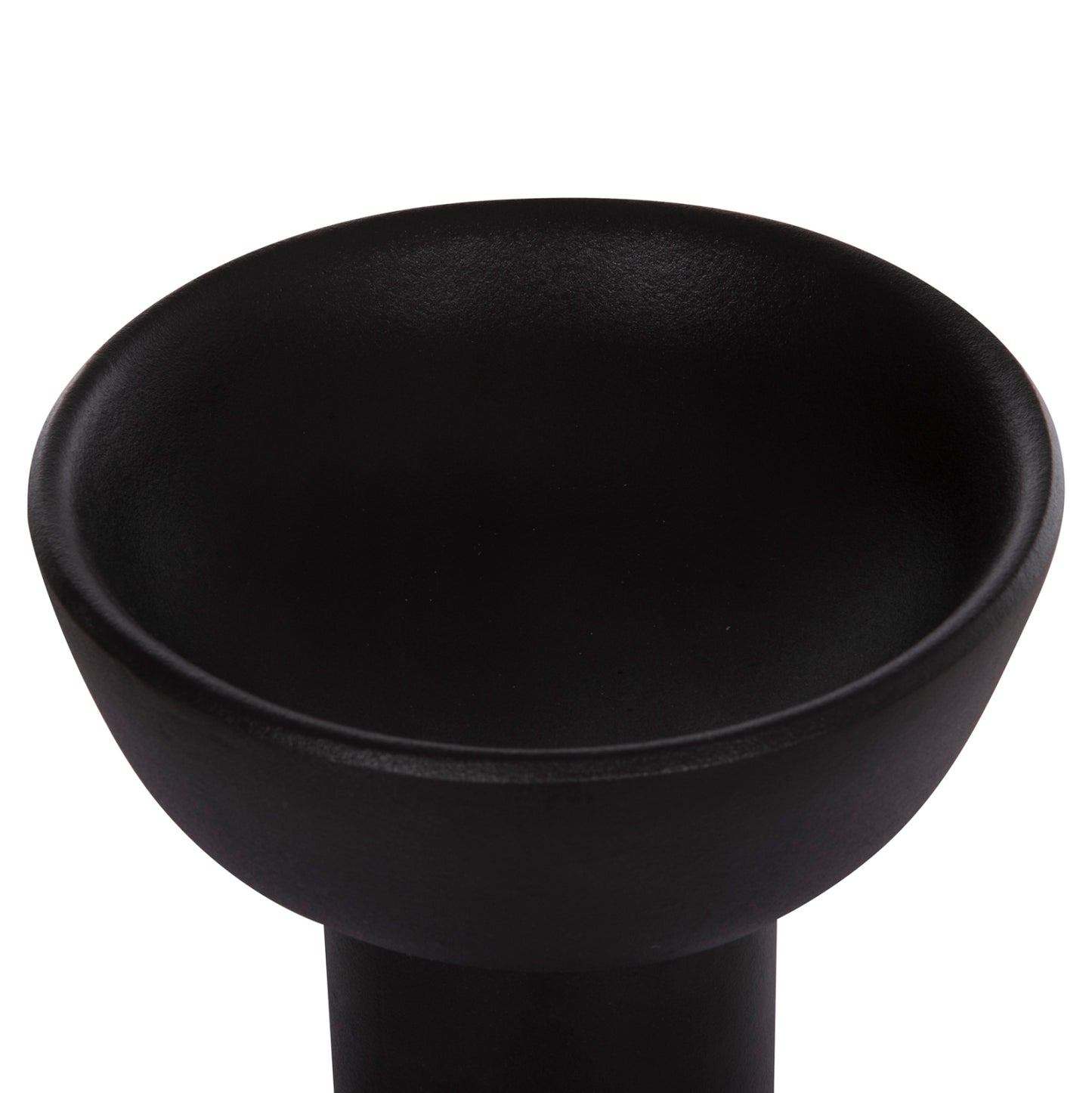 ΕΠΙΤΡΑΠΕΖΙΟ ΚΕΡΑΜΙΚΟ ΔΙΑΚΟΣΜΗΤΙΚΟ ELENDIL HM4603.02 ΜΑΥΡΟ ΜΑΤ Φ20x26.5Υεκ