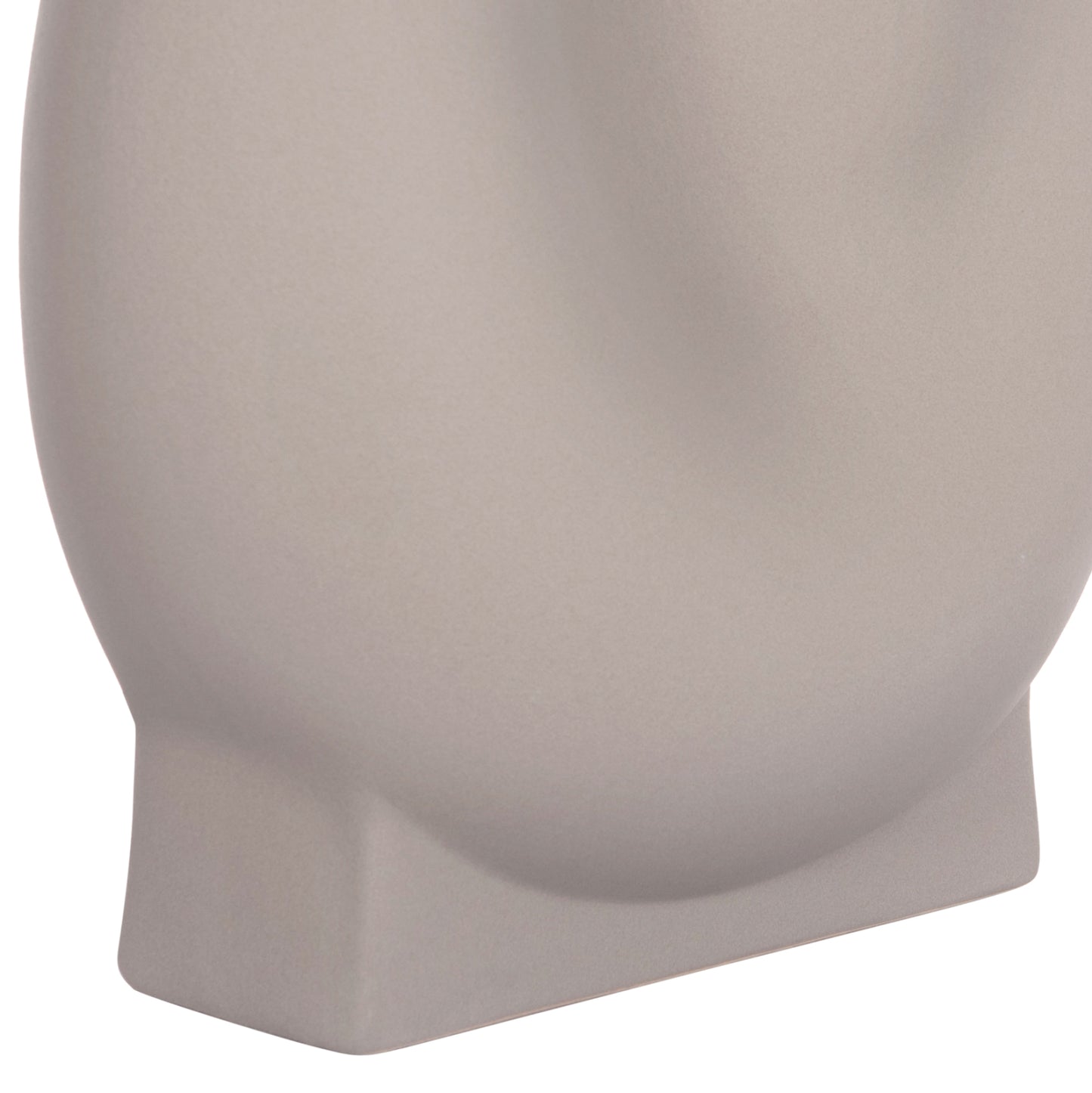 ΕΠΙΤΡΑΠΕΖΙΟ ΚΕΡΑΜΙΚΟ ΔΙΑΚΟΣΜΗΤΙΚΟ GLAZE HM4610.03 ΓΚΡΙ ΜΑΤ 26x14x25Υεκ