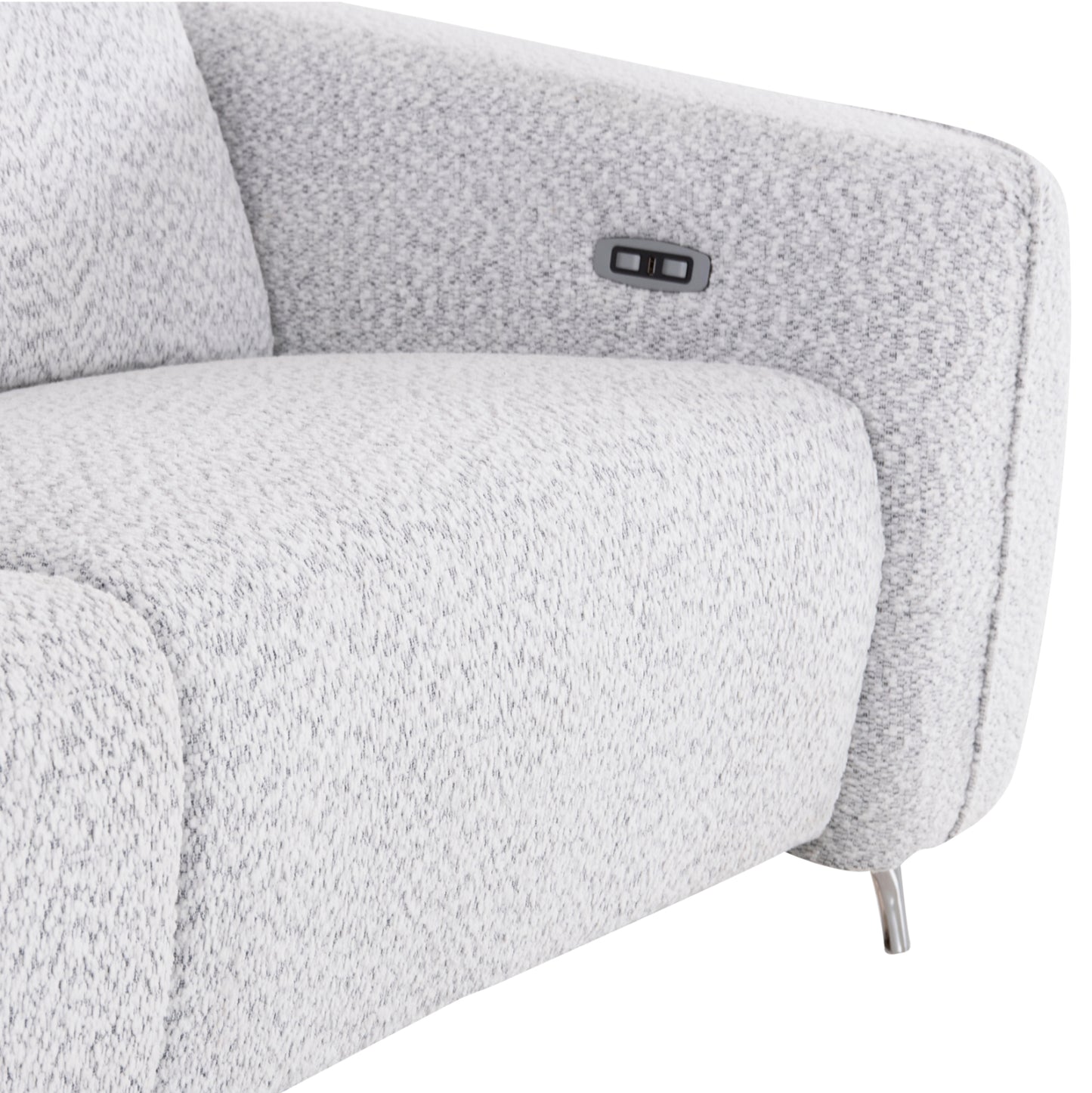 ΚΑΝΑΠΕΣ ΑΡΙΣΤΕΡΗ ΓΩΝΙΑ 3Θ ΜΕ RECLINE VALENTE HM3317.01L ΑΝΟΙΧΤΟ ΓΚΡΙ ΥΦΑΣΜΑ 275x160x104Yεκ