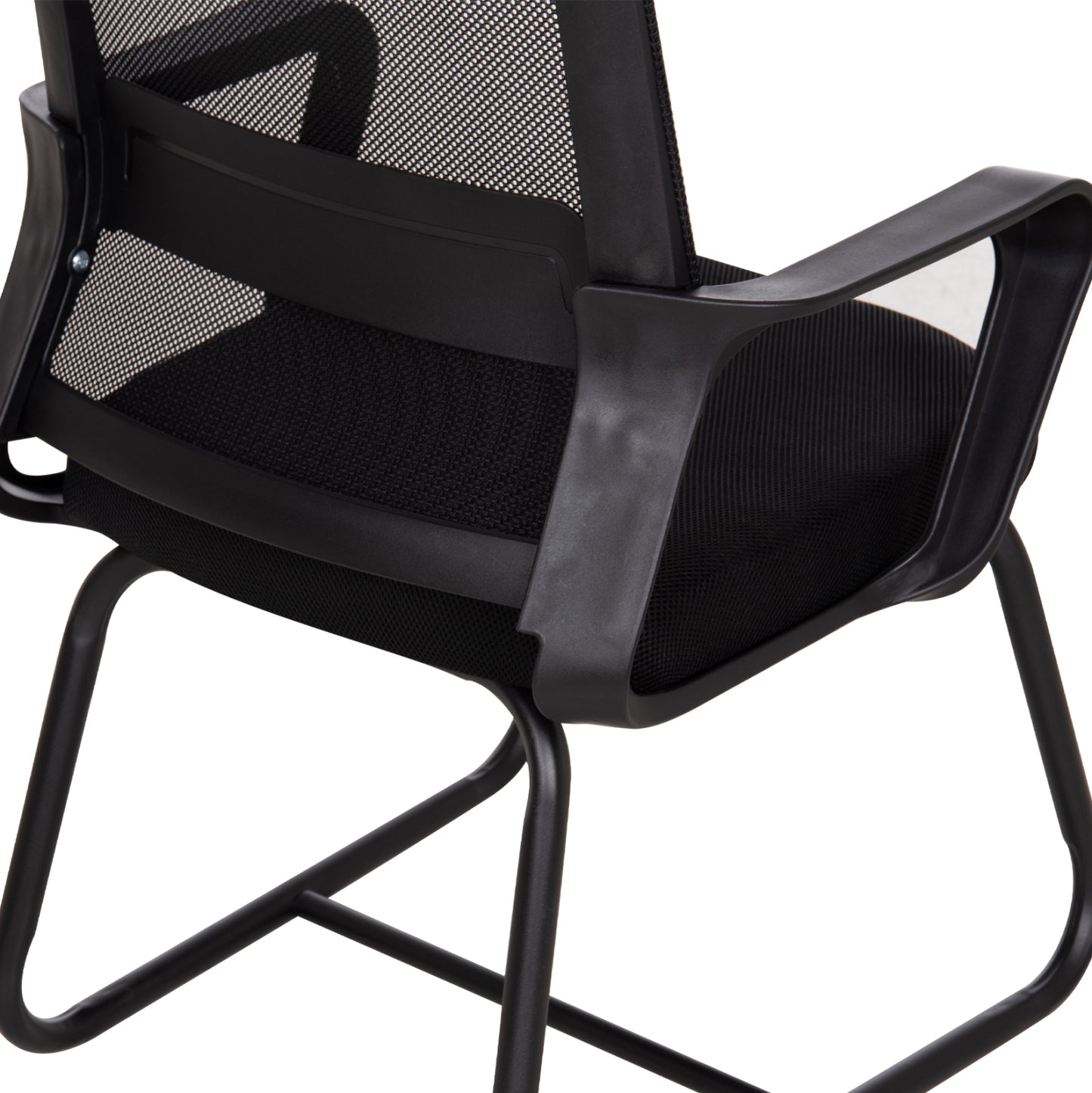 ΚΑΡΕΚΛΑ ΕΠΙΣΚΕΠΤΗ CASTER HM1228.01 PP--MESH--ΜΕΤΑΛΛΟ ΜΑΥΡΟ 46x52x94Υεκ