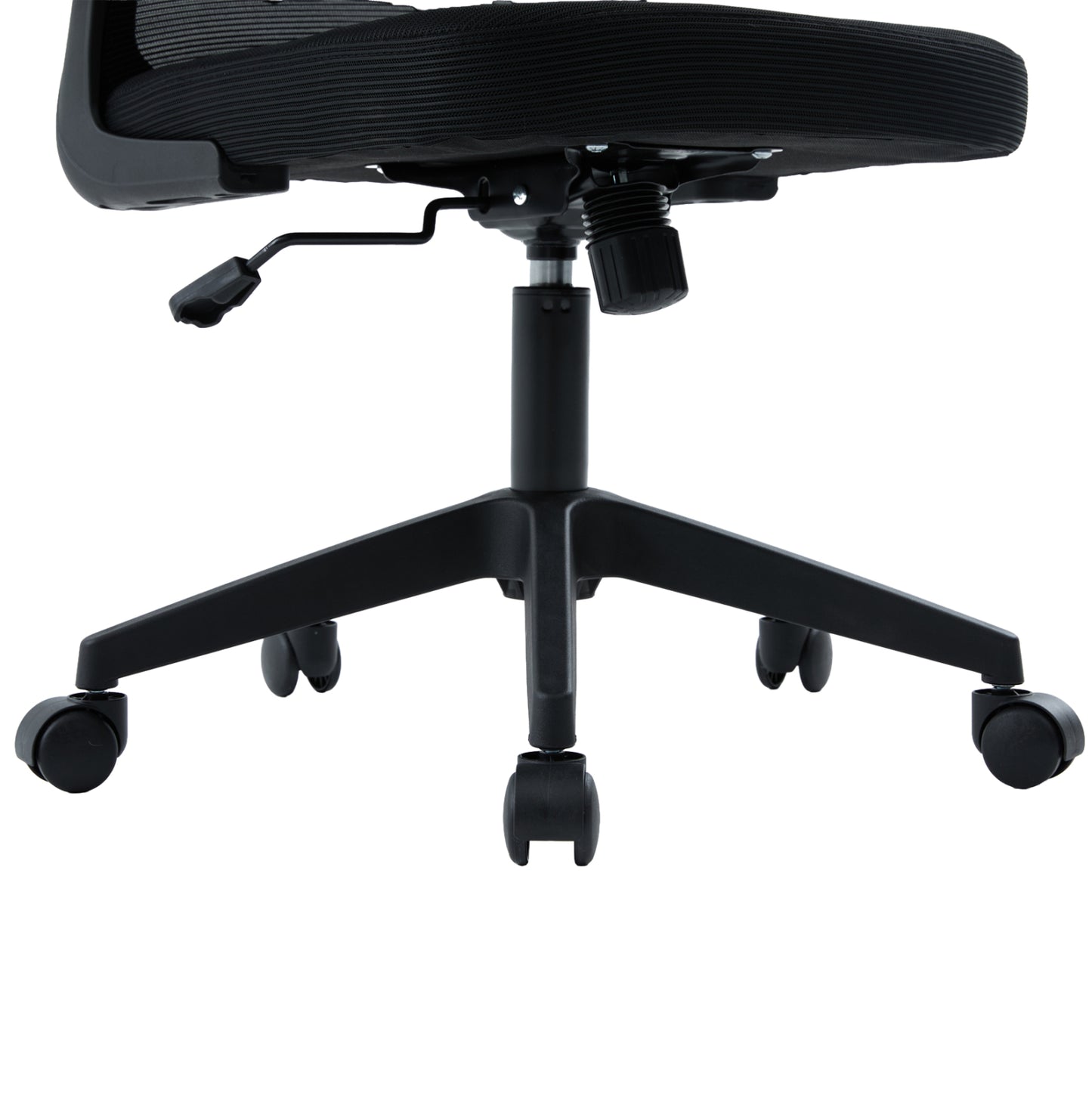 ΚΑΡΕΚΛΑ ΓΡΑΦΕΙΟΥ FLOATER HM1230.01 ΜΑΥΡO MESH & PP 62x62x115-125Υεκ
