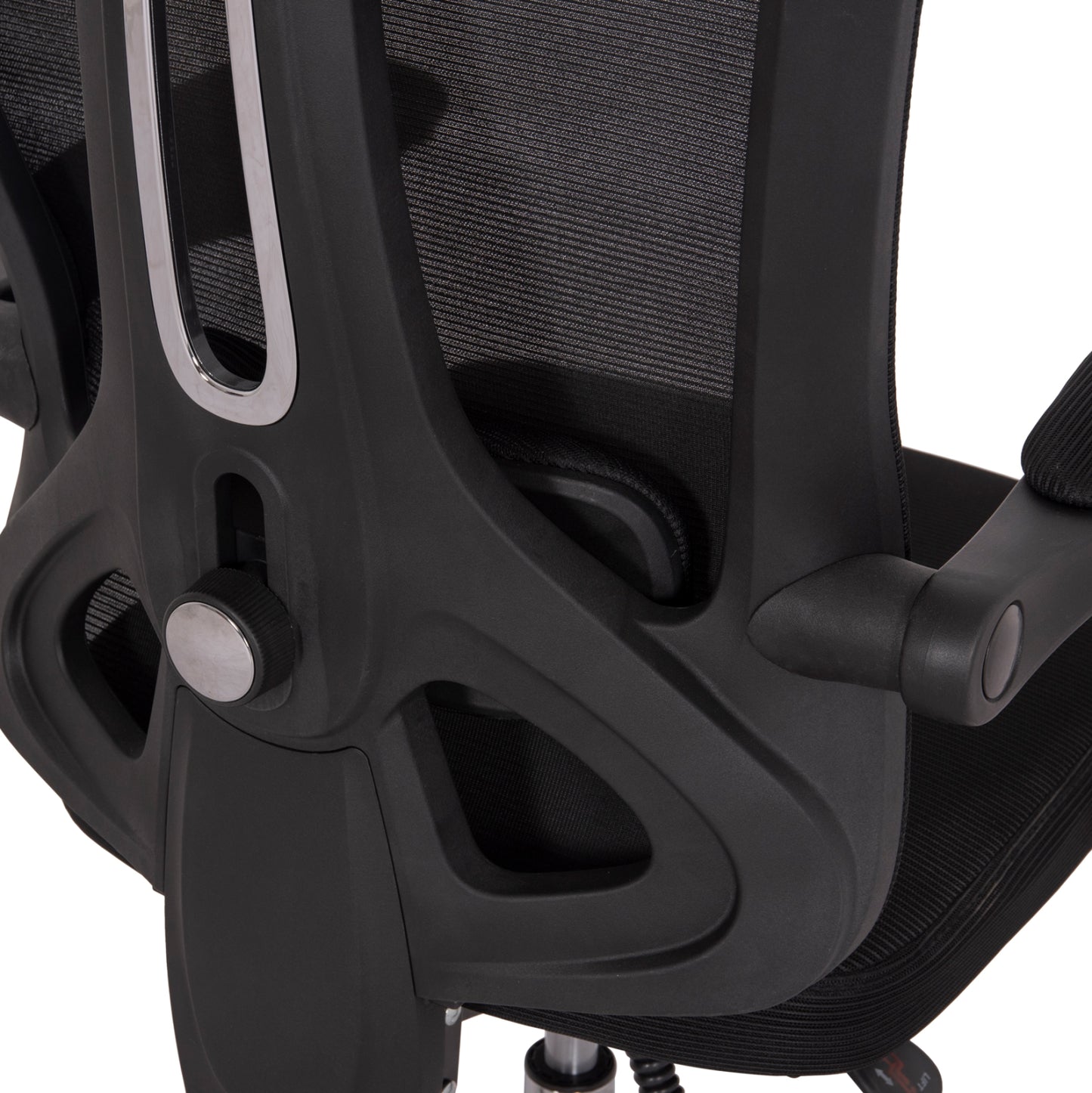 ΚΑΡΕΚΛΑ ΓΡΑΦΕΙΟΥ BARNET HM18258.01 ΜΑΥΡΟ MESH-ΜΑΥΡΟΣ ΣΚΕΛΕΤΟΣ NYLON 61x62x123Υ