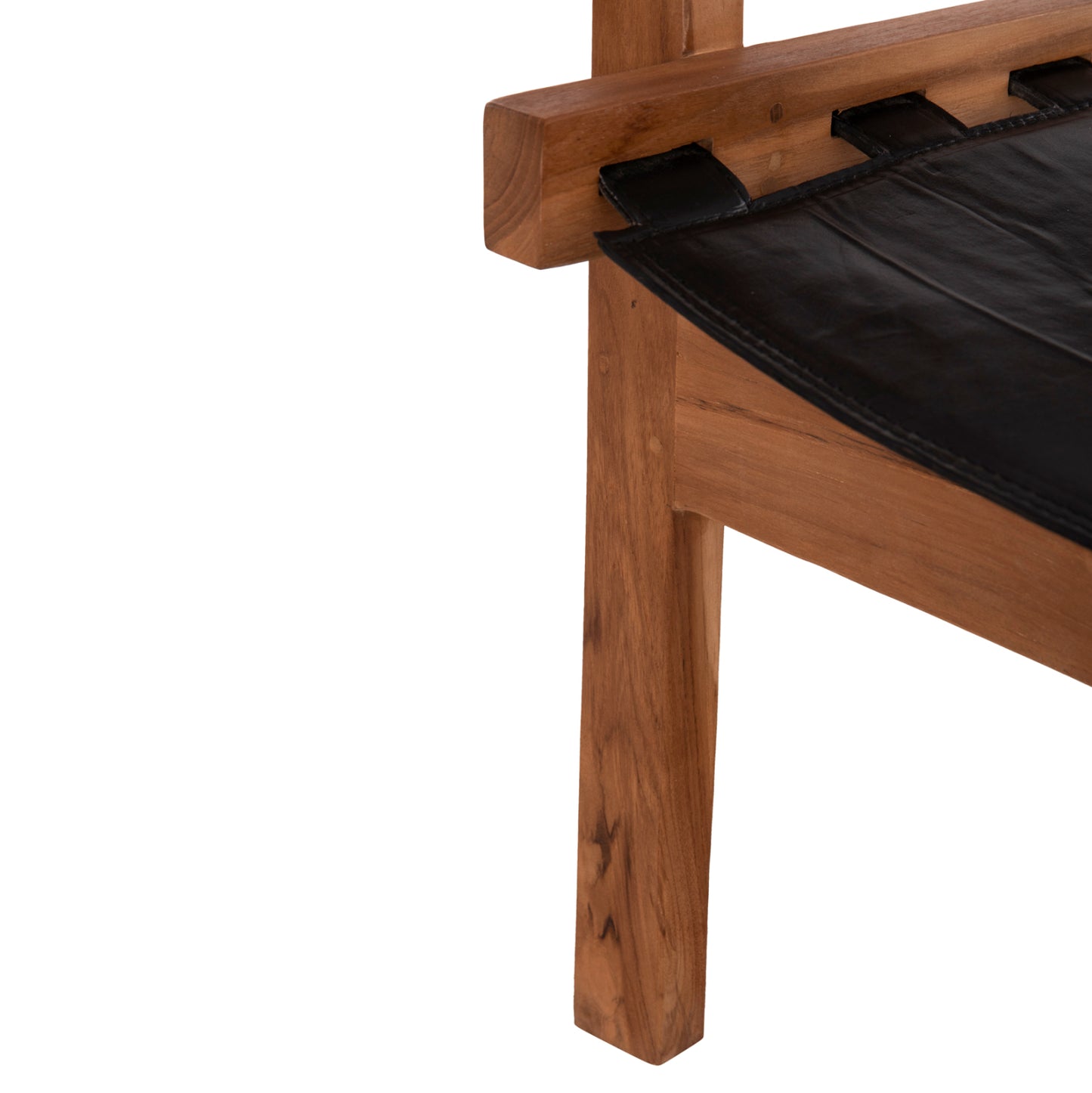 ΠΟΛΥΘΡΟΝΑ KONNA HM9928.01 TEAK ΞΥΛΟ ΣΕ ΦΥΣΙΚΟ-ΔΕΡΜΑ ΑΓΕΛΑΔΟΣ ΣΕ ΜΑΥΡΟ 80x64x73Υεκ.
