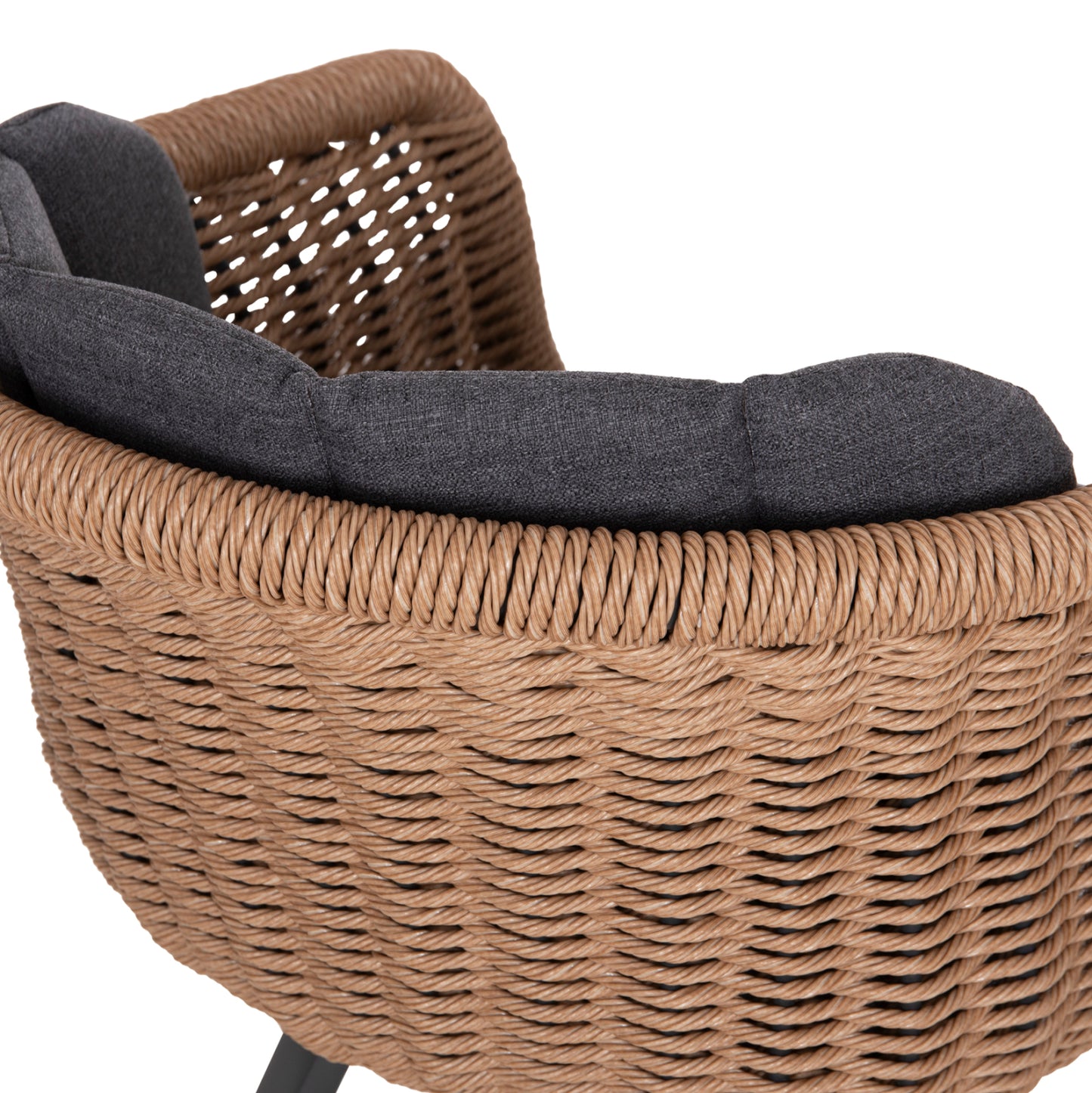 ΣΕΤ ΤΡΑΠΕΖΑΡΙΑΣ 7ΤΜΧ VICTUS HM10862.01 ΓΚΡΙ ΑΛΟΥΜ.-SINTERED STONE-OLEFIN--WICKER