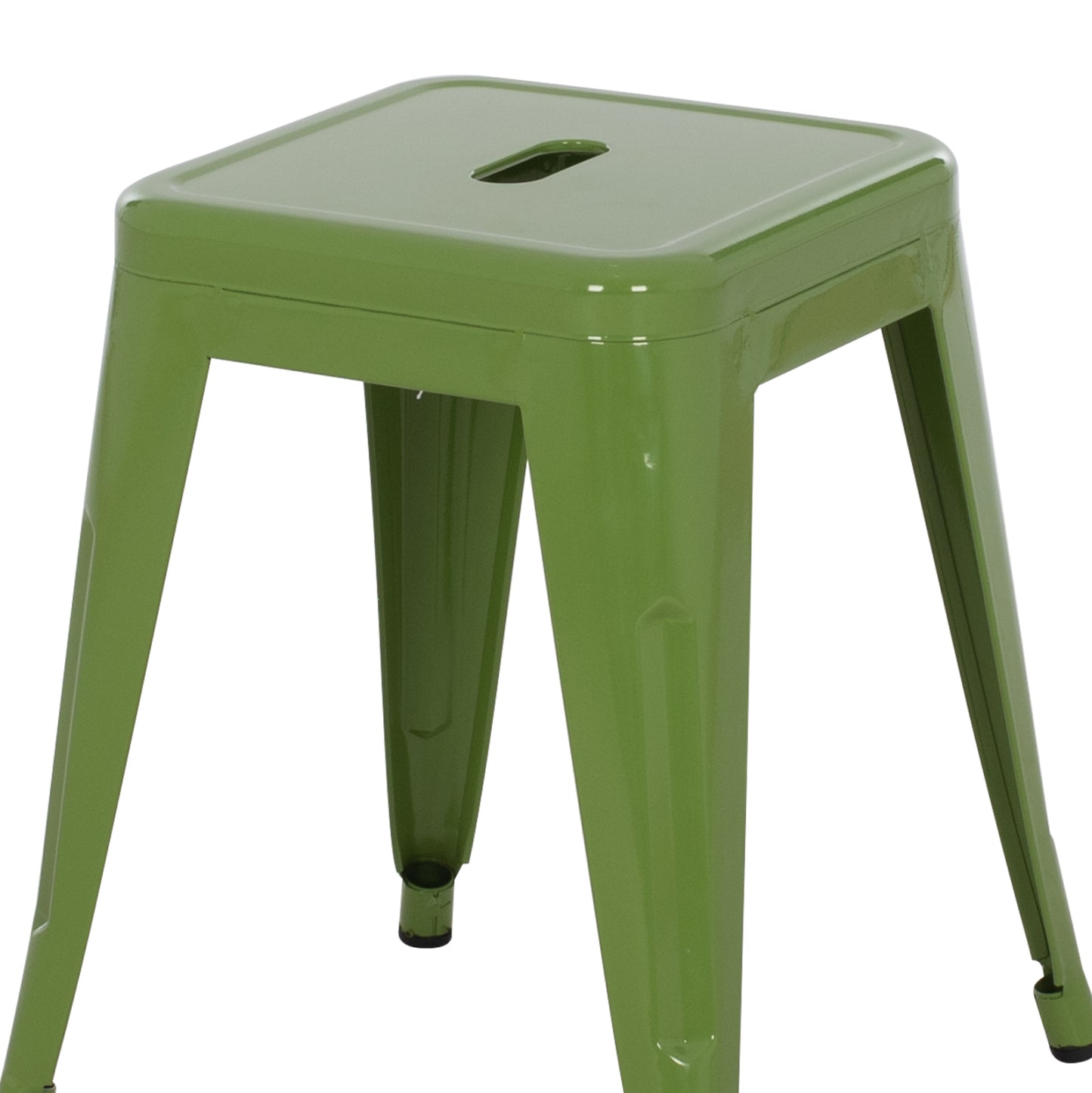 ΣΚΑΜΠΟ ΜΕΤΑΛΛΙΚΟ MELITA HM0096.53 ΣΕ LIGHT OLIVE GREEN ΧΡΩΜΑ 37x37x45Υεκ.