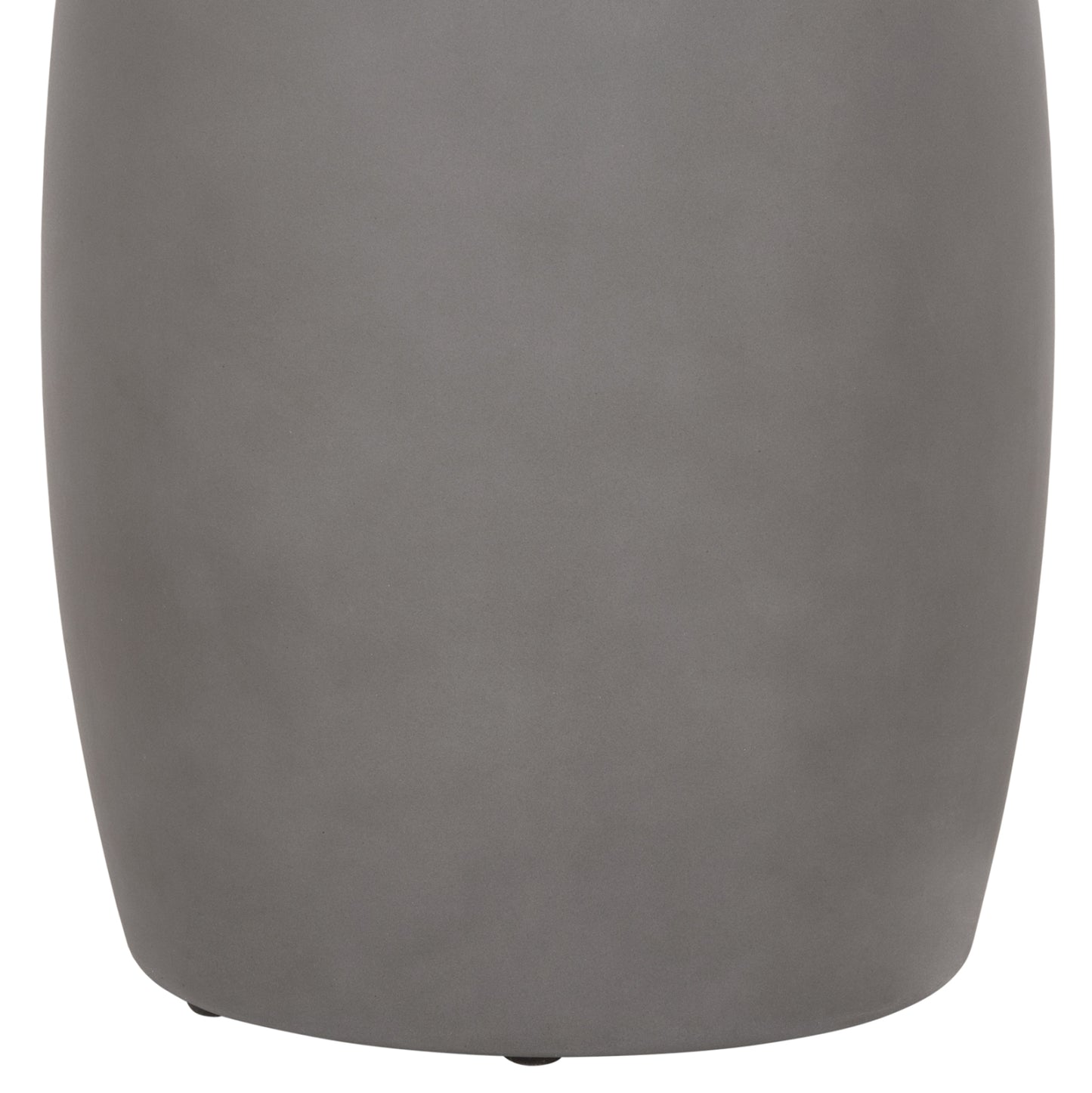 ΤΡΑΠΕΖΙ ΒΟΗΘΗΤΙΚΟ FIBER CEMENT ΣΤΡΟΓΓΥΛΟ HIKARI HM6593.01 ΓΚΡΙ Φ46x48Υεκ.