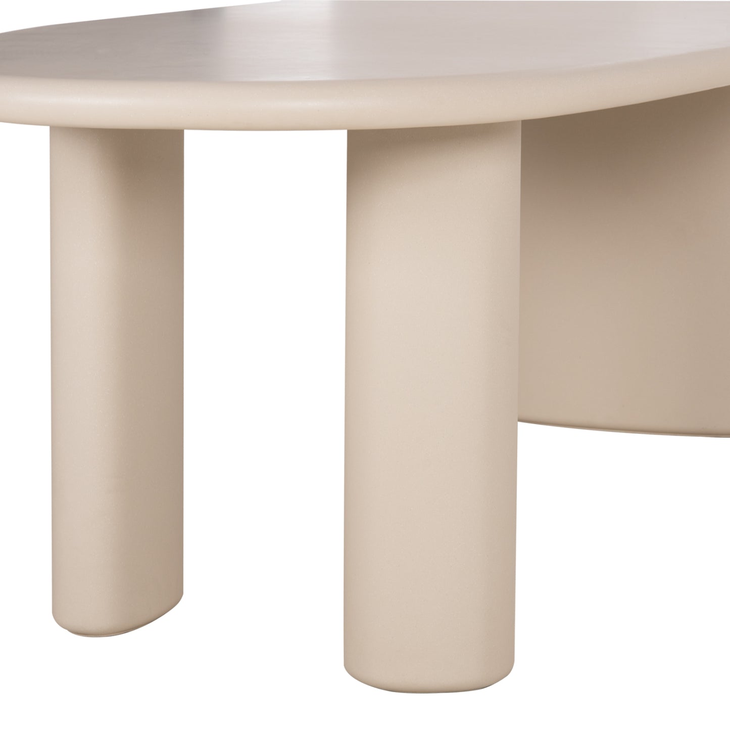 ΤΡΑΠΕΖΙ ΤΡΑΠΕΖΑΡΙΑΣ FIBER CEMENT ΟΒΑΛ VOLPE HM6599.02 ΜΠΕΖ 240x106x75Υεκ