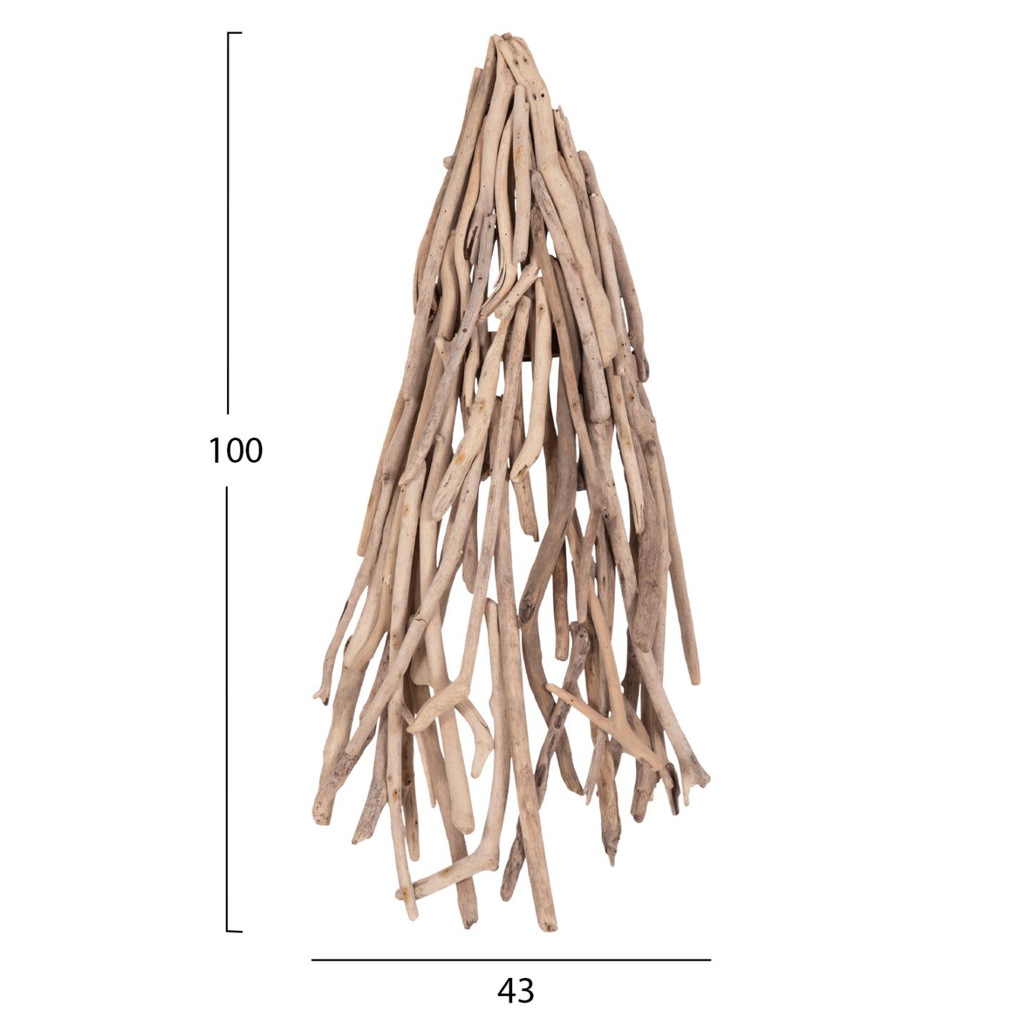ΑΠΛΙΚΑ ΤΟΙΧΟΥ VEKNA HM4876 DRIFTWOOD ΣΕ ΦΥΣΙΚΟ 43x15(πάχος)x100Υεκ.[1xΕ27]