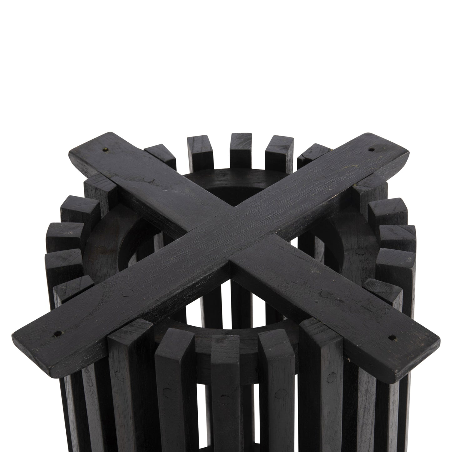 ΒΑΣΗ BAR STAND ΕΣΩΤ.ΧΩΡΟΥ ΜΕΣ.ΥΨΟΥΣ ΣΤΡΟΓΓΥΛΗ FRANTZ HM9857.12 MINDI ΞΥΛΟ ΣΕ ΜΑΥΡΟ Φ40x90Υεκ.