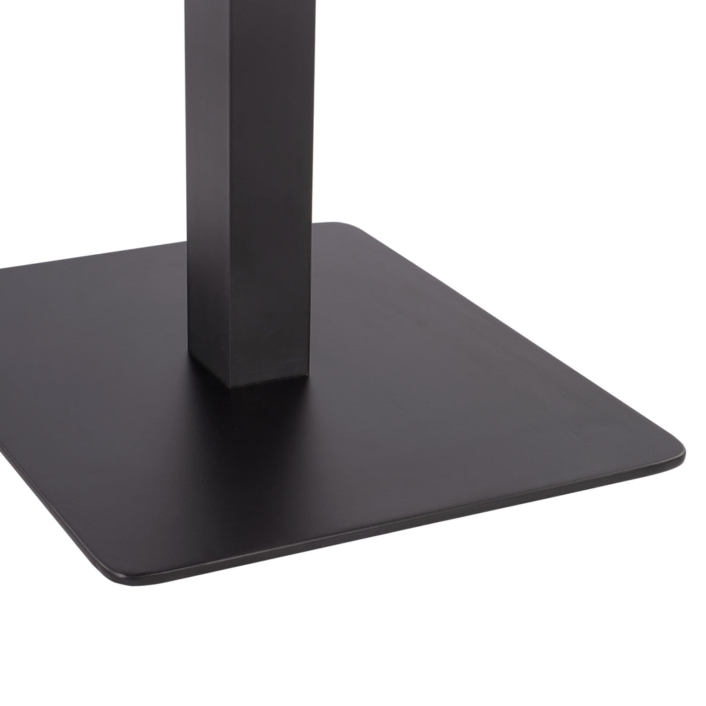 ΒΑΣΗ ΜΕΤΑΛΛΙΚΗ ΜΑΥΡΗ ΜΑΤ 40X40X72Υεκ. HM414.11