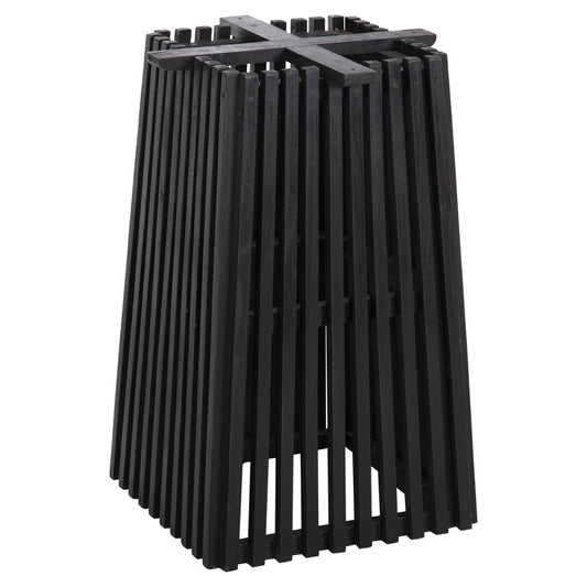 ΒΑΣΗ ΤΡΑΠΕΖΙΟΥ ΕΣΩΤ.ΧΩΡΟΥ ΤΕΤΡΑΓΩΝΗ FRANTZ HM9460.12 ΞΥΛΟ MINDI ΣΕ ΜΑΥΡΟ 45x45x73Y εκ.