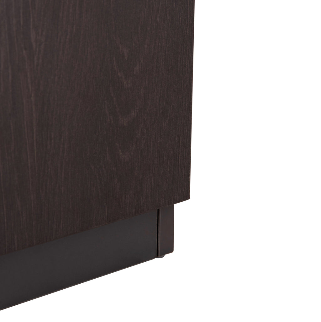 ΒΙΒΛΙΟΘΗΚΗ ΓΡΑΦΕΙΟΥ ΕΠΑΓΓΕΛΜΑΤΙΚΗ ROSEWOOD HM2089 ΜΕΛΑΜΙΝΗ ΓΚΡΙ-WENGE 80Χ40Χ200Υεκ.