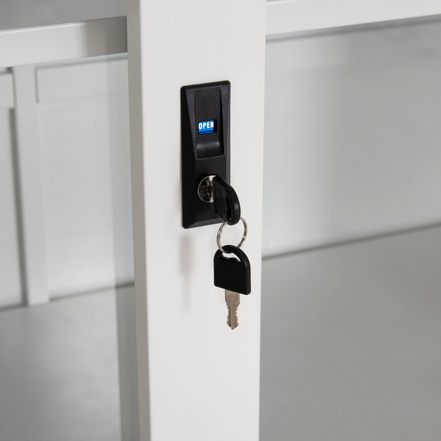 ΒΙΒΛΙΟΘΗΚΗ ΜΕ ΣΥΡΟΜΕΝΕΣ ΠΟΡΤΕΣ SIDER HM6632.02 ΜΕΤΑΛΛΙΚΗ ΛΕΥΚΗ 90x40x185Υεκ