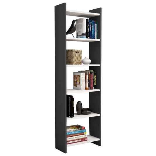 ΒΙΒΛΙΟΘΗΚΗ CLASSIKER HM9226.13 ΜΕΛΑΜΙΝΗΣ ΓΚΡΙ-ΛΕΥΚΟ 48,5x22x160Υεκ.