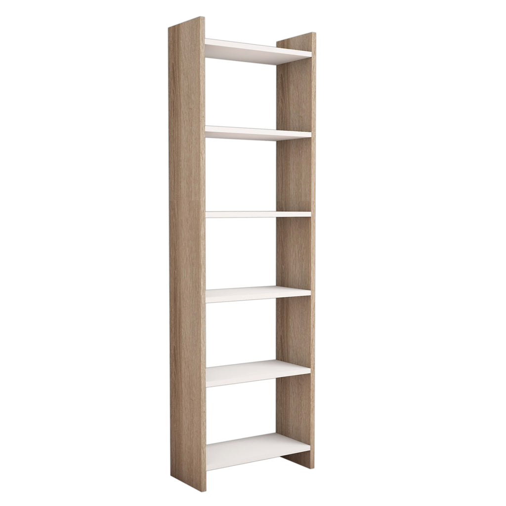 ΒΙΒΛΙΟΘΗΚΗ CLASSIKER HM9226.12 ΜΕΛΑΜΙΝΗΣ SONΟMA-ΛΕΥΚΟ 48,5x22x160Υεκ.