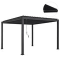 ΒΙΟΚΛΙΜΑΤΙΚΗ ΠΕΡΓΚΟΛΑ ΑΛΟΥΜΙΝΙΟΥ DOMECIL HM6611.01 ΜΕ ΜΕΤΑΛ. ΠΕΡΣΙΔΕΣ--300x300x240Υεκ--ΜΑΥΡΗ
