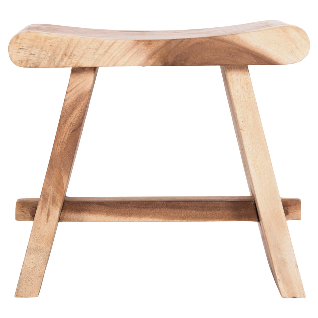ΒΟΗΘΗΤΙΚΟ ΣΚΑΜΠΟ SADEL HM18294 ΞΥΛΟ SUAR--ΦΥΣΙΚΟ 50x30x45Υεκ.