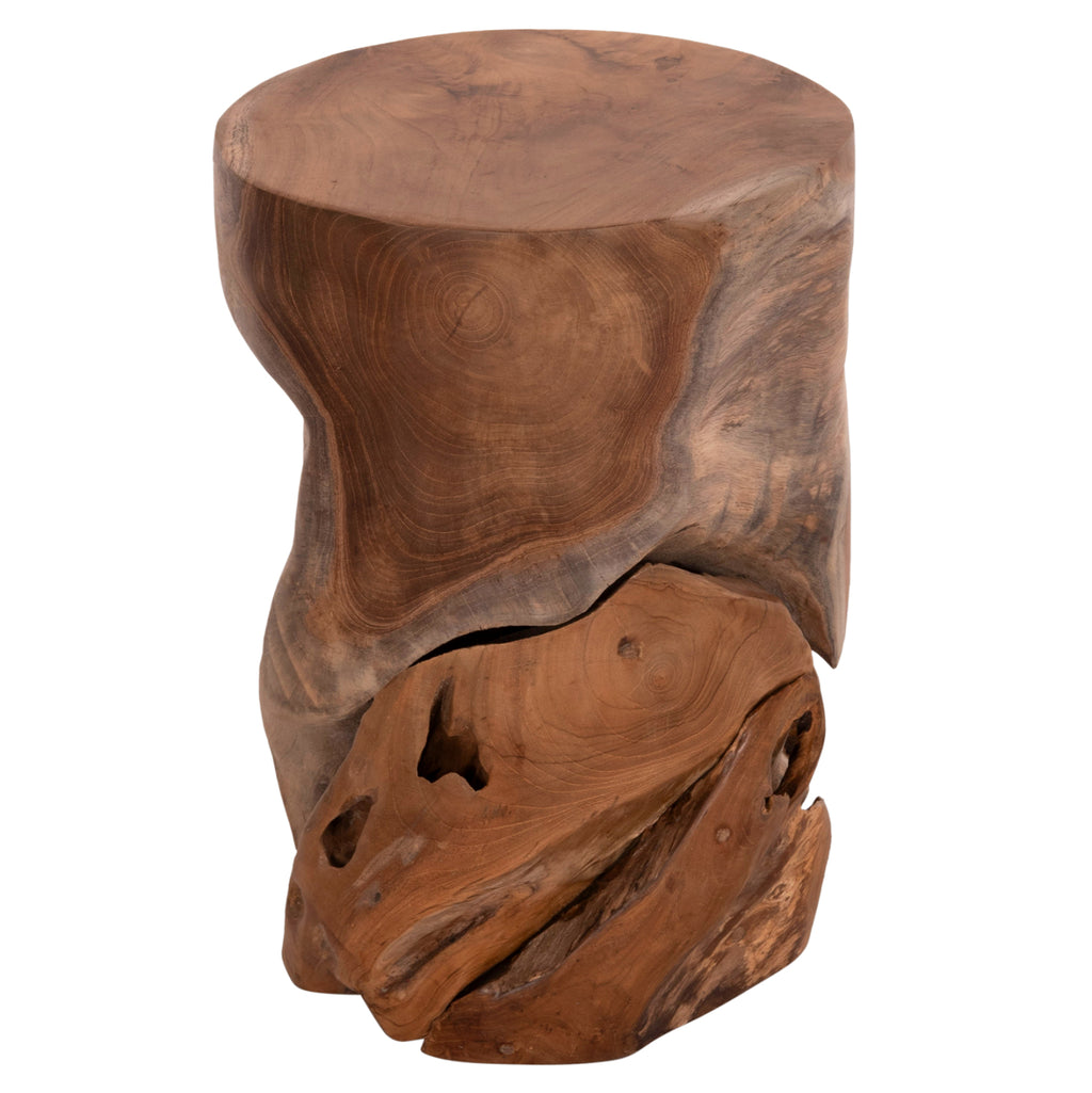 ΒΟΗΘΗΤΙΚΟ ΣΚΑΜΠΟ/ΤΡΑΠΕΖΑΚΙ STOMP HM9350.11 ΞΥΛΟ TEAK-ΦΥΣΙΚΟ Φ30x45Υεκ.