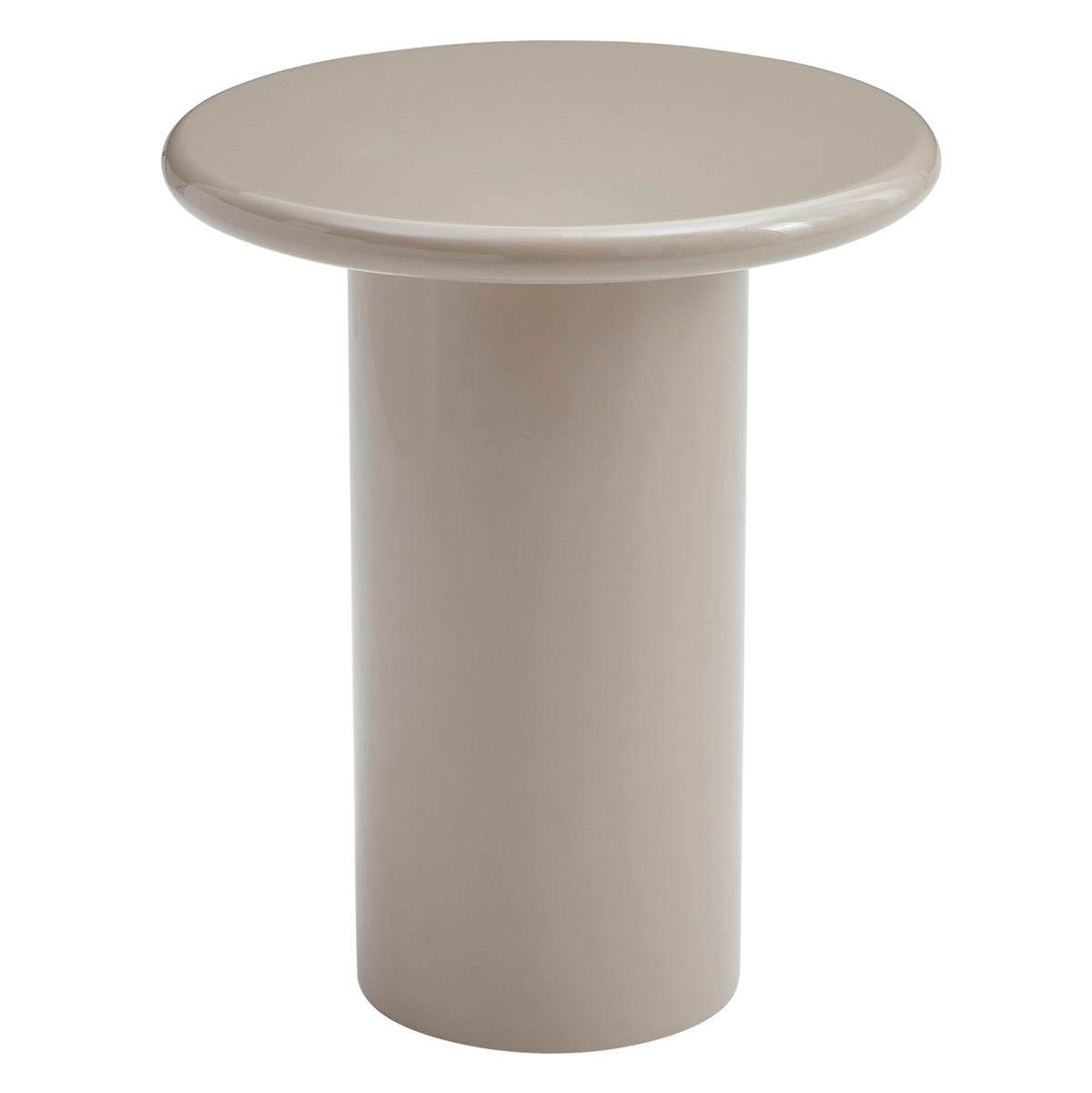 ΒΟΗΘΗΤΙΚΟ ΤΡΑΠΕΖΑΚΙ SOLNA HM18455.05 MDF ΣΕ GLOSSY TAUPE Φ50x59Υεκ