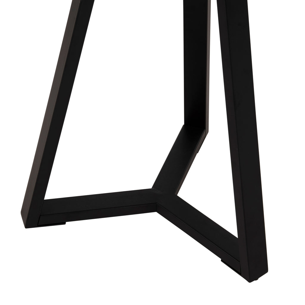 ΒΟΗΘΗΤΙΚΟ ΤΡΑΠΕΖΑΚΙ ROCKET HM9587.04 MDF ΚΑΡΥΔΙ-ΜΑΥΡΗ ΜΕΤΑΛΛΙΚΗ ΒΑΣΗ Φ45x55Υεκ.