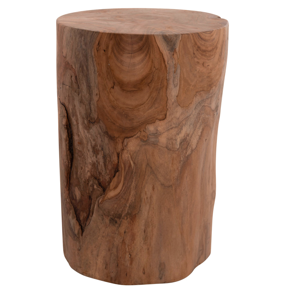 ΒΟΗΘΗΤΙΚΟ ΤΡΑΠΕΖΑΚΙ/ΣΚΑΜΠΟ TRONCO HM9374.21 ΞΥΛΟ TEAK--ΦΥΣΙΚΟ Φ30x45Υεκ.