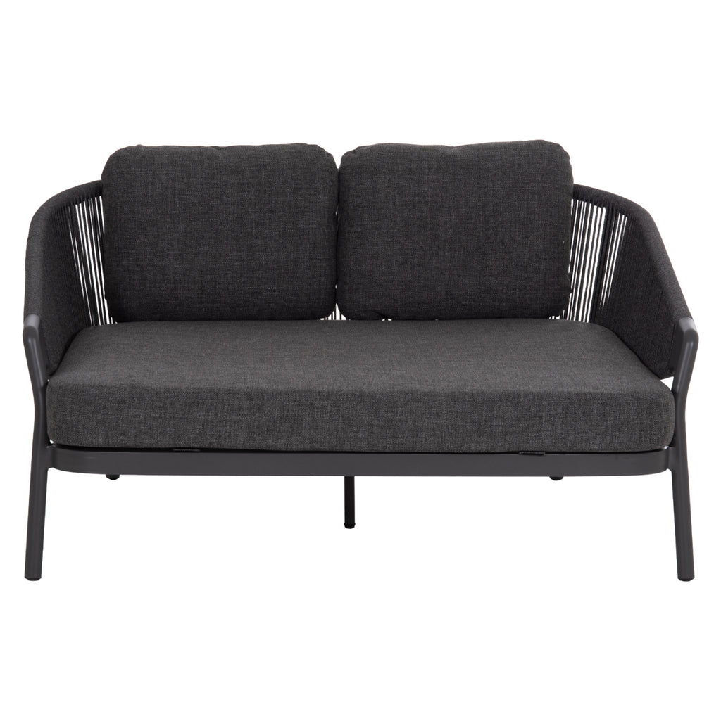 DAYBED ΣΕΙΡΑ XANTION ΗM6474.01 ΣΚΟΥΡΟ ΓΚΡΙ ΑΛΟΥΜΙΝΙΟ-ΣΧΟΙΝΙ-OLEFIN 157x147x88Υεκ