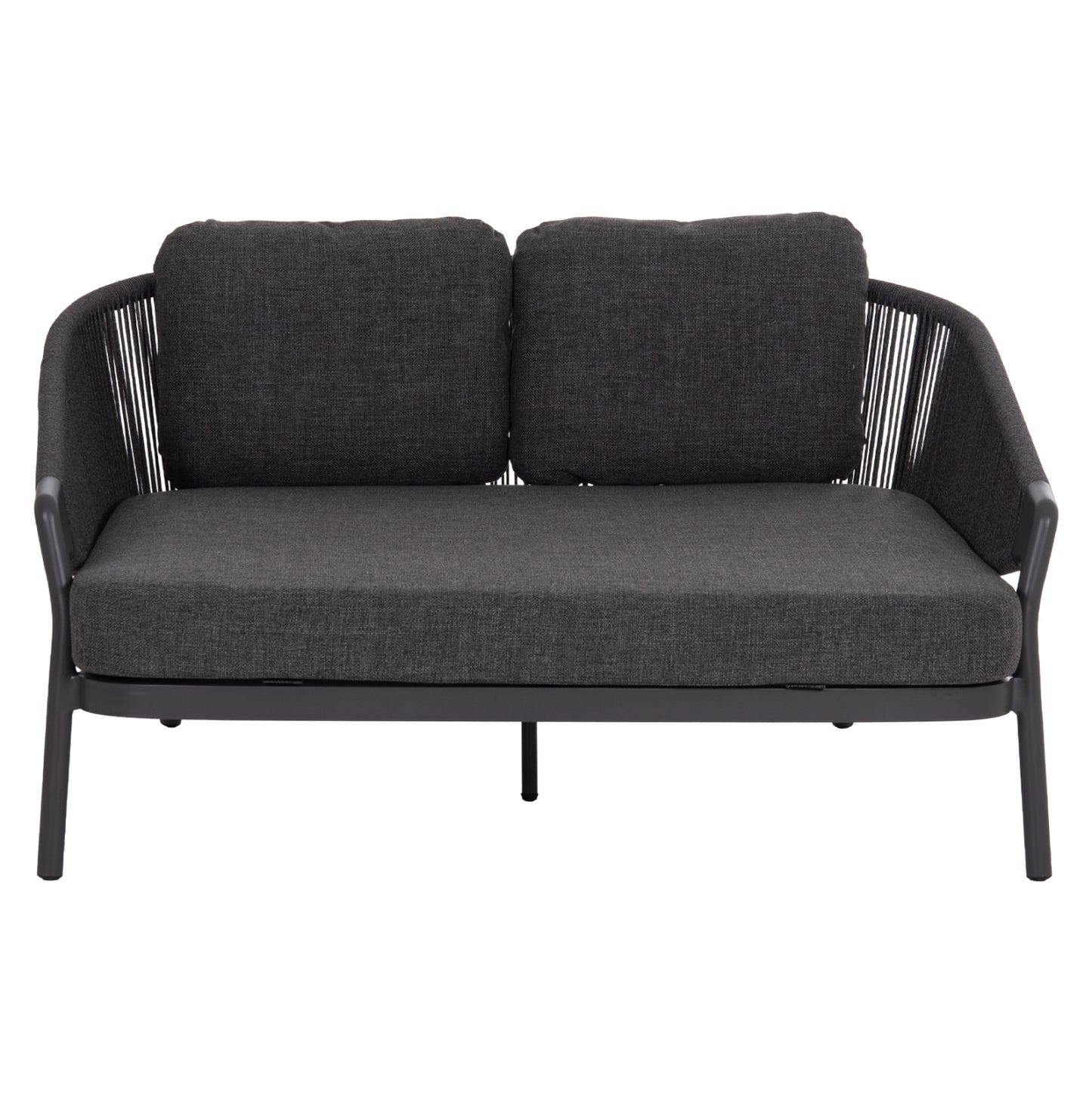 DAYBED ΣΕΙΡΑ XANTION ΗM6474.01 ΣΚΟΥΡΟ ΓΚΡΙ ΑΛΟΥΜΙΝΙΟ-ΣΧΟΙΝΙ-OLEFIN 157x147x88Υεκ