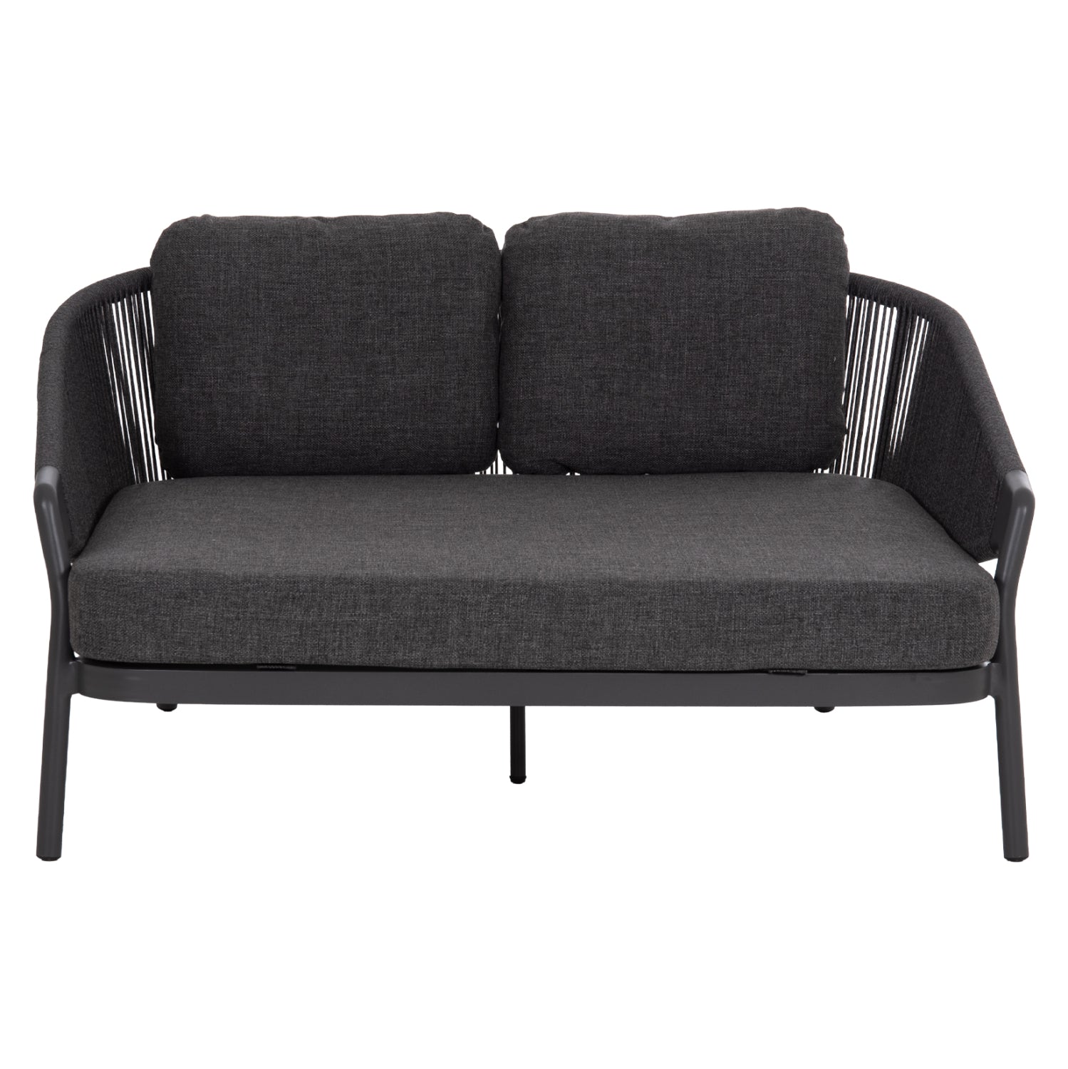 DAYBED ΣΕΙΡΑ XANTION ΗM6474.01 ΣΚΟΥΡΟ ΓΚΡΙ ΑΛΟΥΜΙΝΙΟ-ΣΧΟΙΝΙ-OLEFIN 157x147x88Υεκ