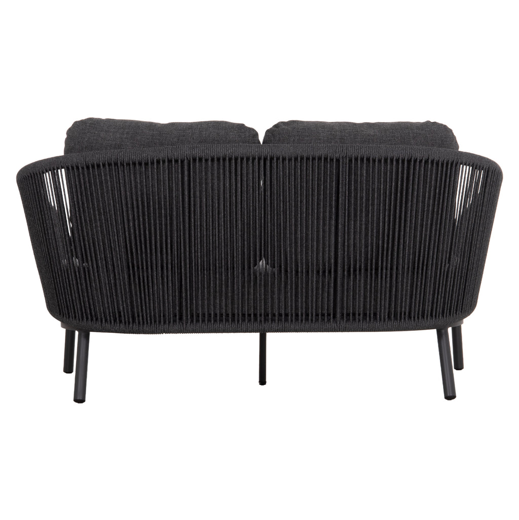 DAYBED ΣΕΙΡΑ XANTION ΗM6474.01 ΣΚΟΥΡΟ ΓΚΡΙ ΑΛΟΥΜΙΝΙΟ-ΣΧΟΙΝΙ-OLEFIN 157x147x88Υεκ