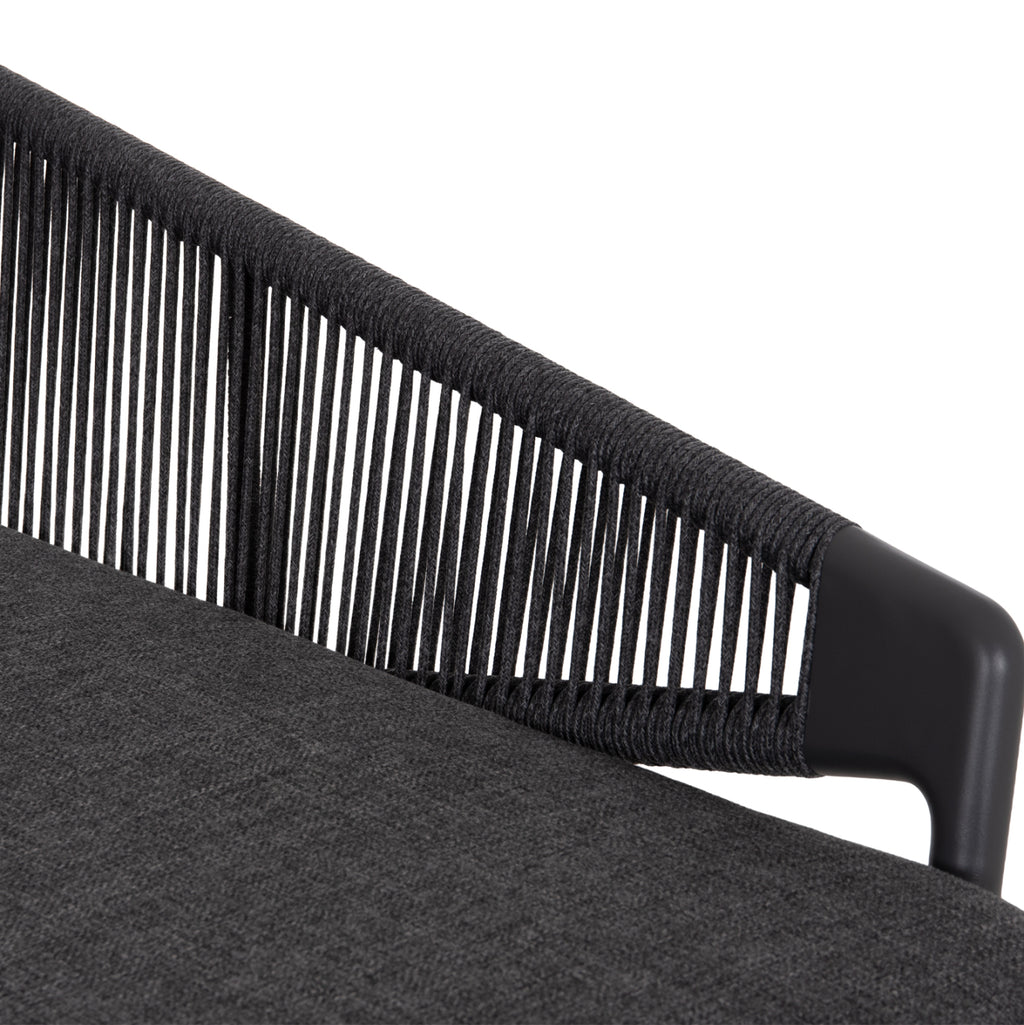 DAYBED ΣΕΙΡΑ XANTION ΗM6474.01 ΣΚΟΥΡΟ ΓΚΡΙ ΑΛΟΥΜΙΝΙΟ-ΣΧΟΙΝΙ-OLEFIN 157x147x88Υεκ