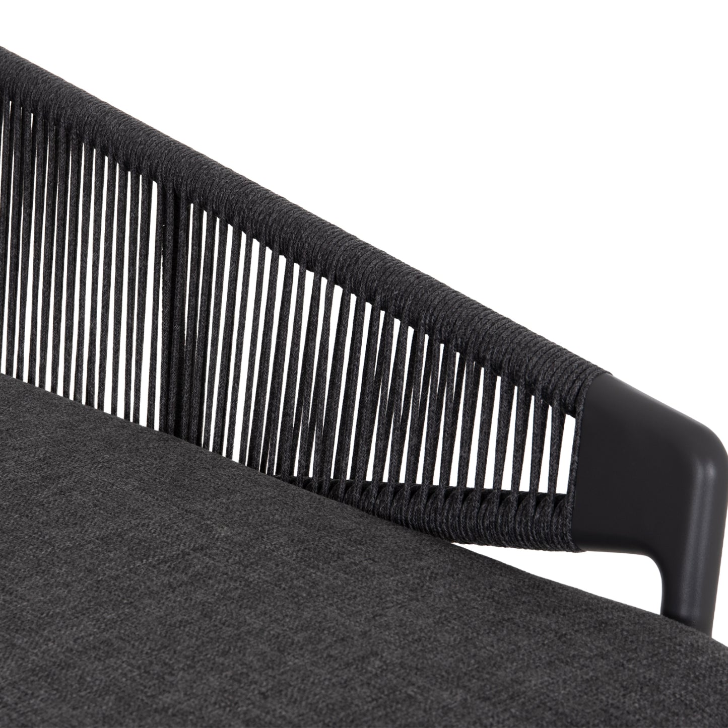 DAYBED ΣΕΙΡΑ XANTION ΗM6474.01 ΣΚΟΥΡΟ ΓΚΡΙ ΑΛΟΥΜΙΝΙΟ-ΣΧΟΙΝΙ-OLEFIN 157x147x88Υεκ