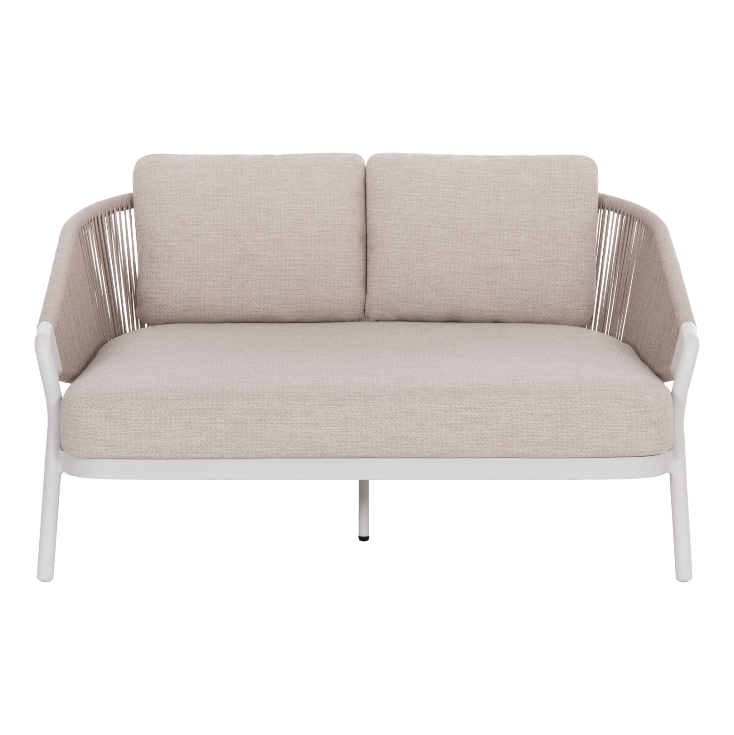 DAYBED ΣΕΙΡΑ XANTION HM6474.02 ΛΕΥΚΟ ΑΛΟΥΜΙΝΙΟ--ΣΧΟΙΝΙ--OLEFIN 157x147x88Υεκ