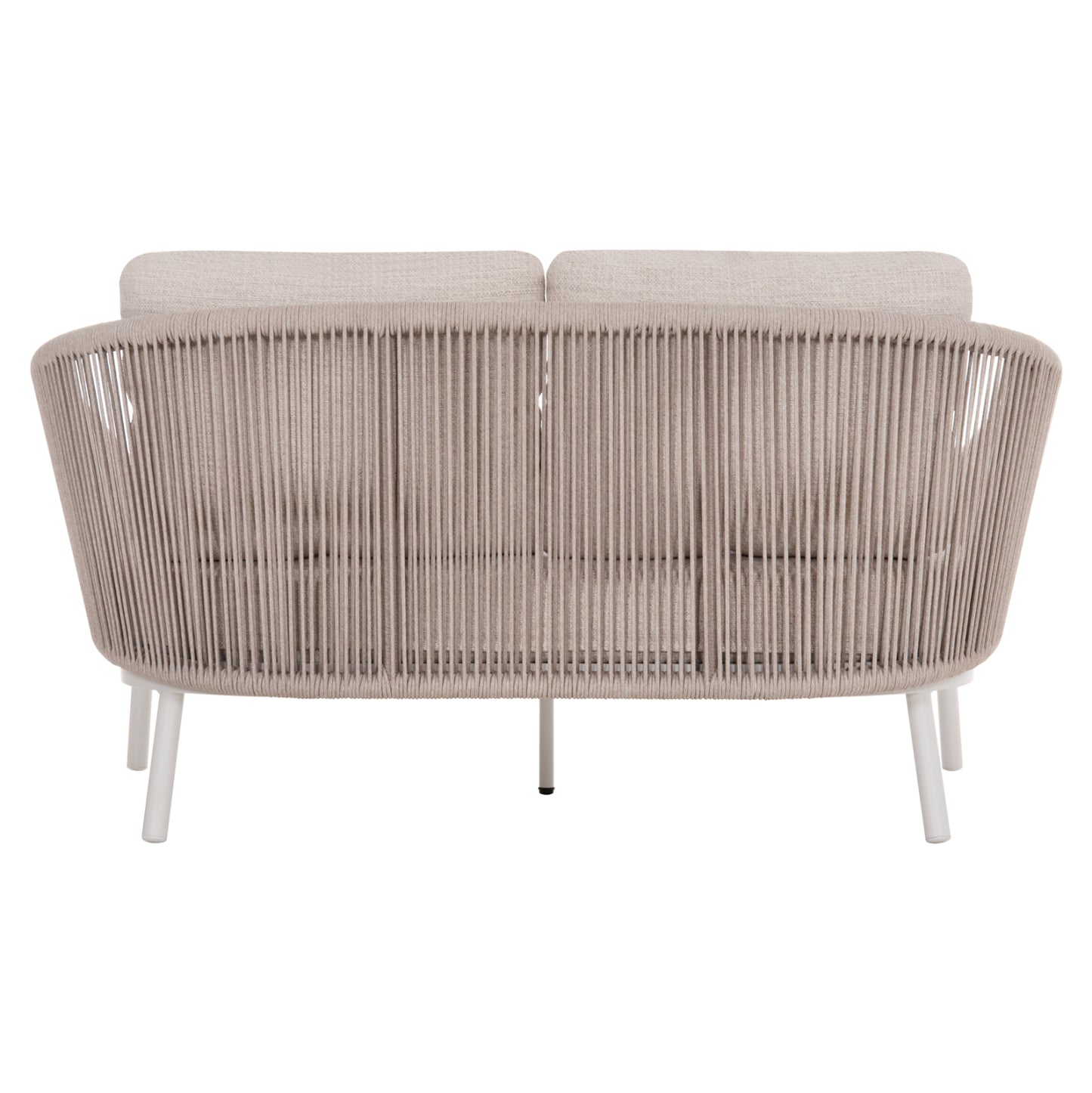 DAYBED ΣΕΙΡΑ XANTION HM6474.02 ΛΕΥΚΟ ΑΛΟΥΜΙΝΙΟ--ΣΧΟΙΝΙ--OLEFIN 157x147x88Υεκ