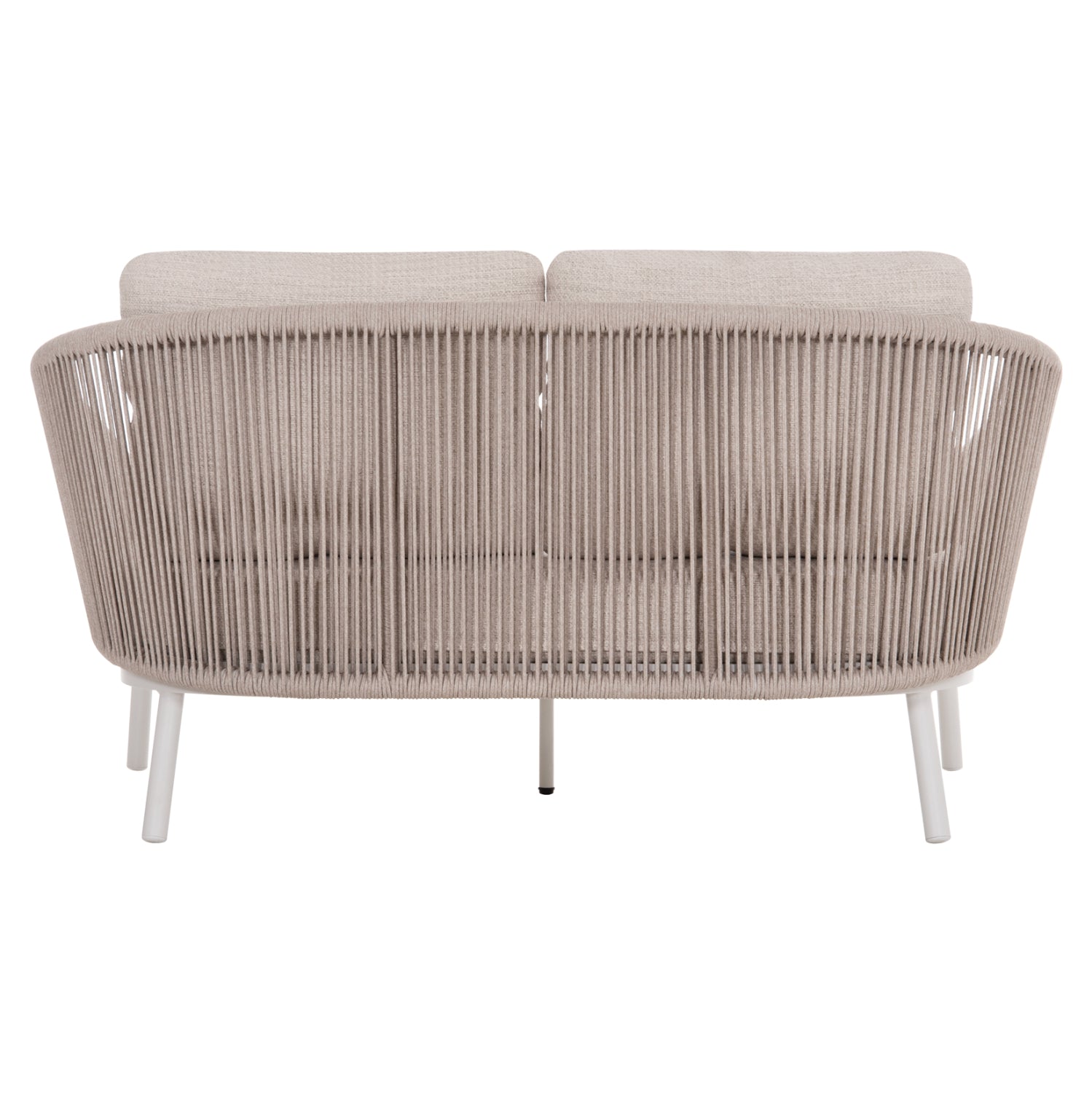 DAYBED ΣΕΙΡΑ XANTION HM6474.02 ΛΕΥΚΟ ΑΛΟΥΜΙΝΙΟ--ΣΧΟΙΝΙ--OLEFIN 157x147x88Υεκ