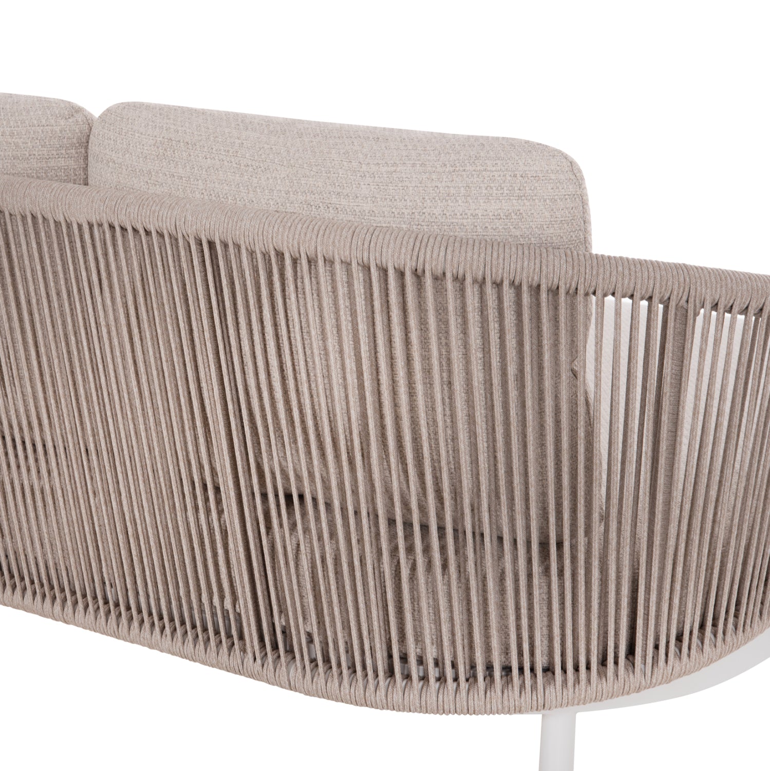 DAYBED ΣΕΙΡΑ XANTION HM6474.02 ΛΕΥΚΟ ΑΛΟΥΜΙΝΙΟ--ΣΧΟΙΝΙ--OLEFIN 157x147x88Υεκ