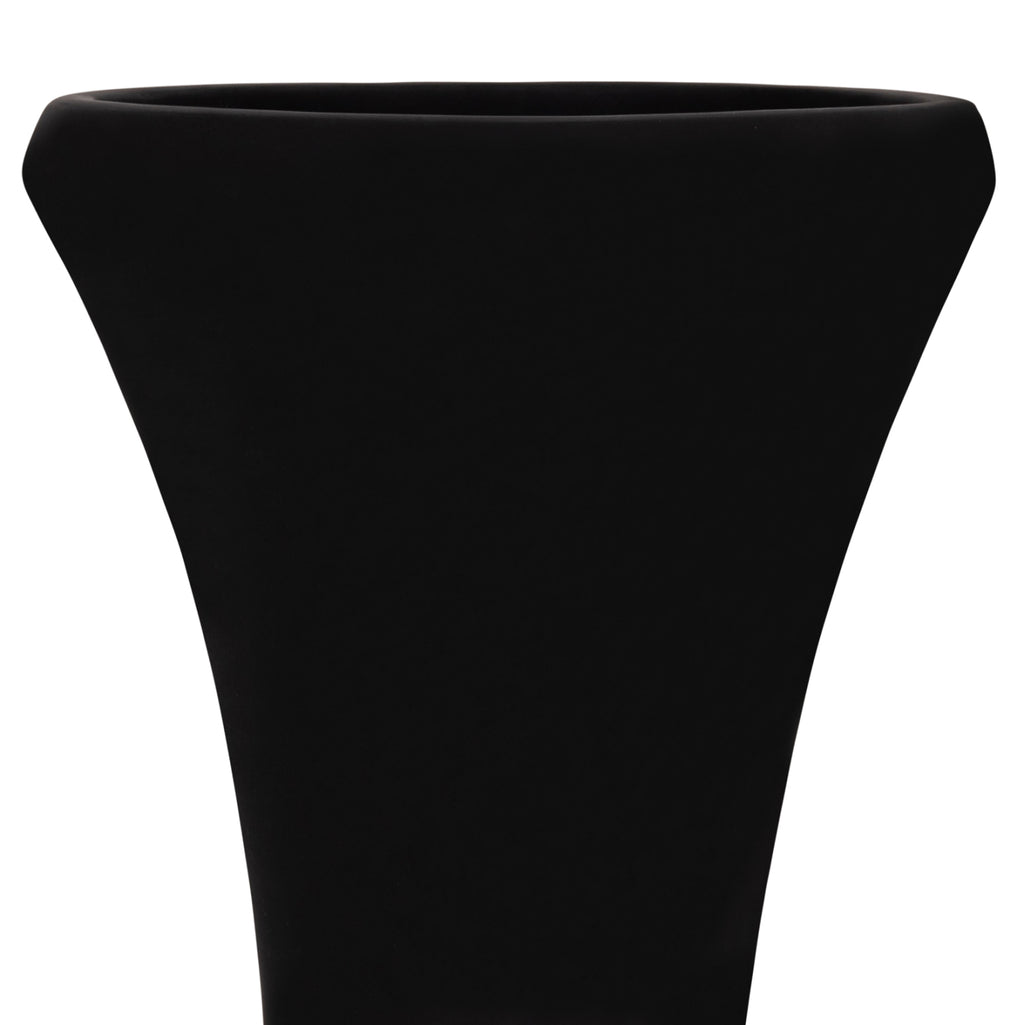 ΔΙΑΚΟΣΜΗΤΙΚΟ ΒΑΖΟ ΔΑΠΕΔΟΥ NEBULA HM4660.01S FIBER CEMENT Φ45x115Υεκ ΜΑΥΡΟ--ΞΥΛΟ ΤΕΑΚ