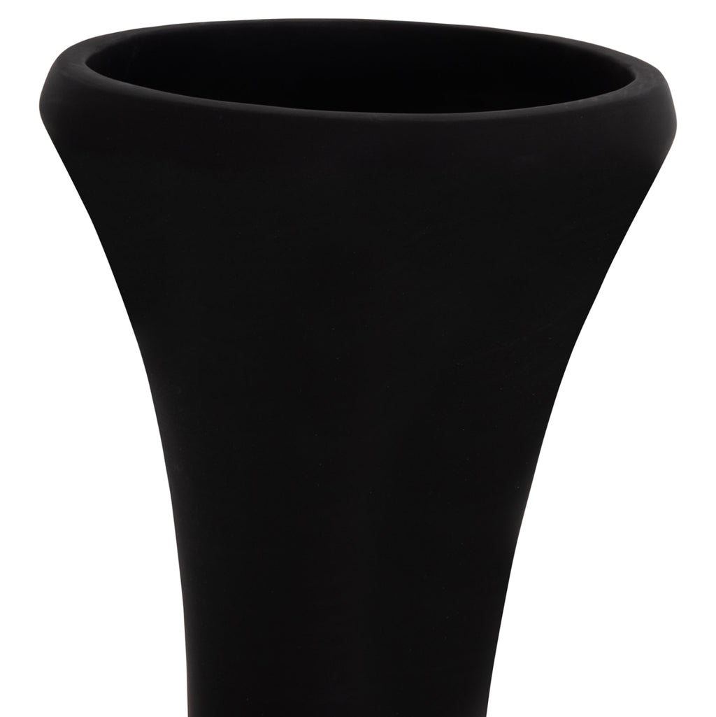 ΔΙΑΚΟΣΜΗΤΙΚΟ ΒΑΖΟ ΔΑΠΕΔΟΥ NEBULA HM4660.01S FIBER CEMENT Φ45x115Υεκ ΜΑΥΡΟ--ΞΥΛΟ ΤΕΑΚ