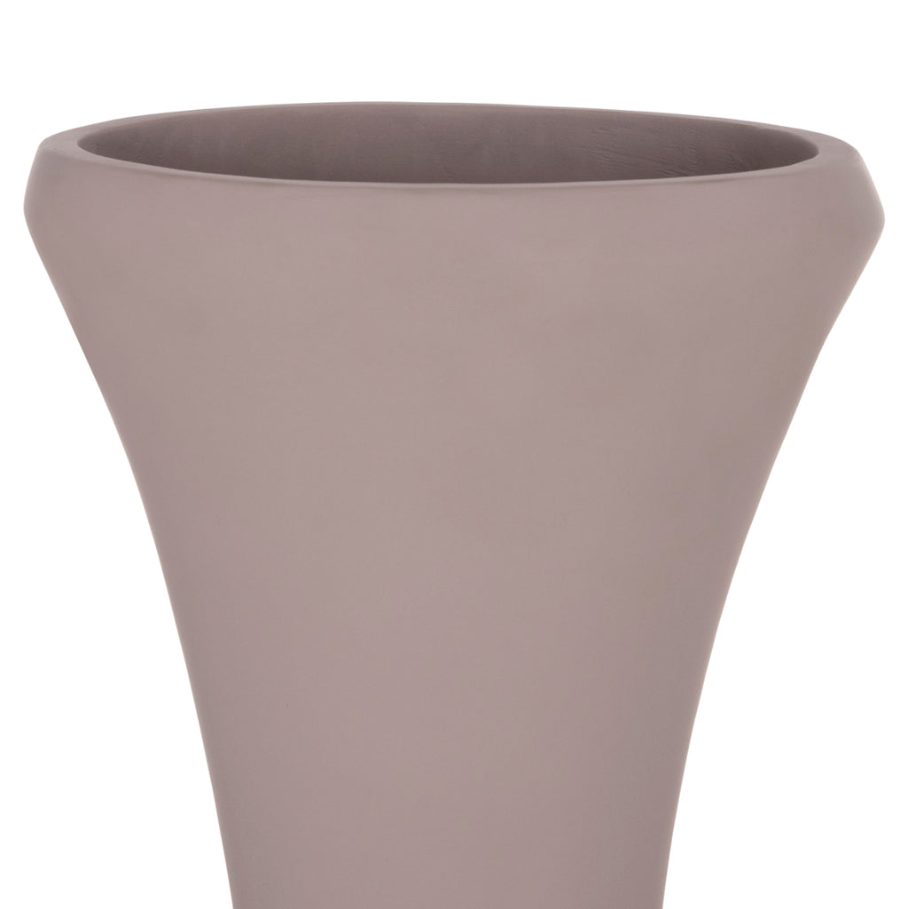 ΔΙΑΚΟΣΜΗΤΙΚΟ ΒΑΖΟ ΔΑΠΕΔΟΥ NEBULA HM4660.05S FIBER CEMENT TAUPE--ΞΥΛΟ ΤΕΑΚ Φ45x115Υεκ