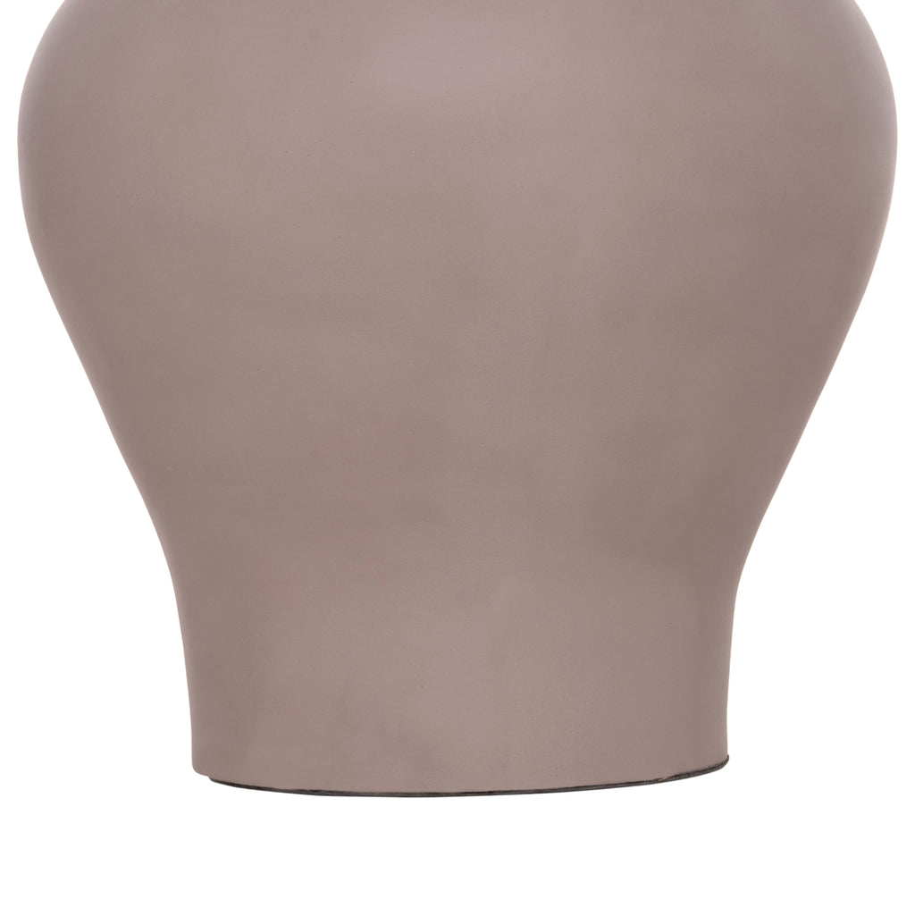 ΔΙΑΚΟΣΜΗΤΙΚΟ ΒΑΖΟ ΔΑΠΕΔΟΥ NEBULA HM4660.05S FIBER CEMENT TAUPE--ΞΥΛΟ ΤΕΑΚ Φ45x115Υεκ