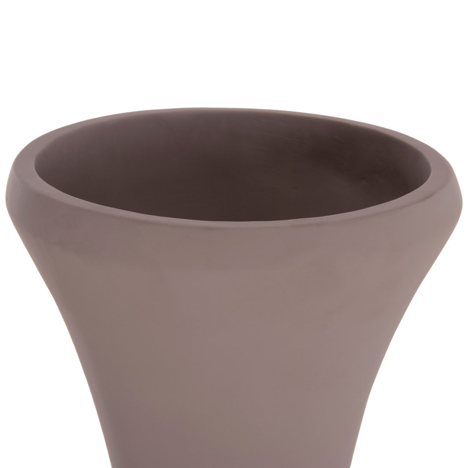 ΔΙΑΚΟΣΜΗΤΙΚΟ ΒΑΖΟ ΔΑΠΕΔΟΥ NEBULA HM4660.05S FIBER CEMENT TAUPE--ΞΥΛΟ ΤΕΑΚ Φ45x115Υεκ