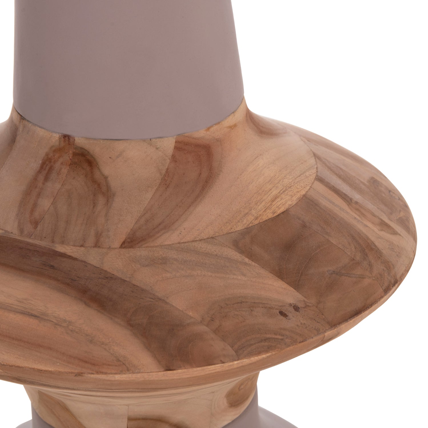 ΔΙΑΚΟΣΜΗΤΙΚΟ ΒΑΖΟ ΔΑΠΕΔΟΥ NEBULA HM4660.05S FIBER CEMENT TAUPE--ΞΥΛΟ ΤΕΑΚ Φ45x115Υεκ