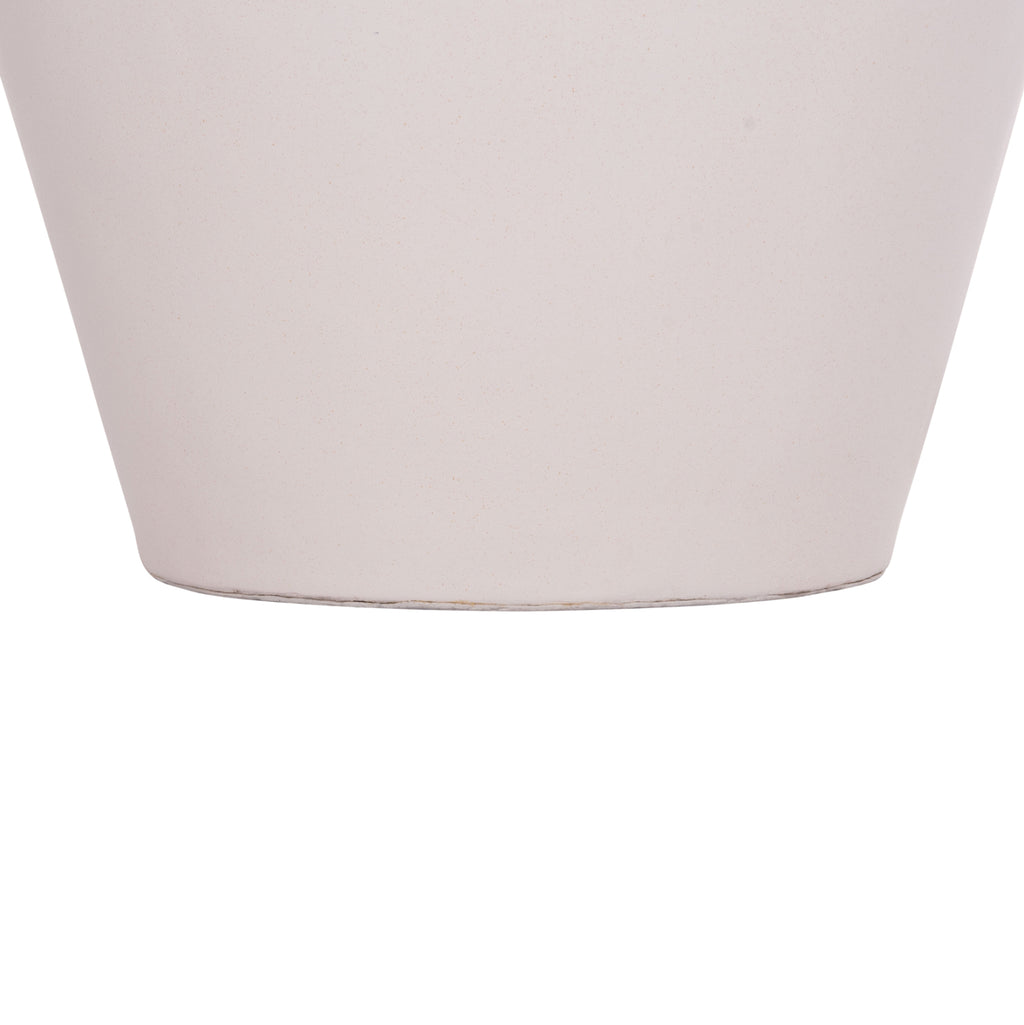 ΔΙΑΚΟΣΜΗΤΙΚΟ ΒΑΖΟ ΔΑΠΕΔΟΥ NEBULA HM4661.02 FIBER CEMENT ΛΕΥΚΟ--ΞΥΛΟ ΤΕΑΚ Φ60x115Υεκ.