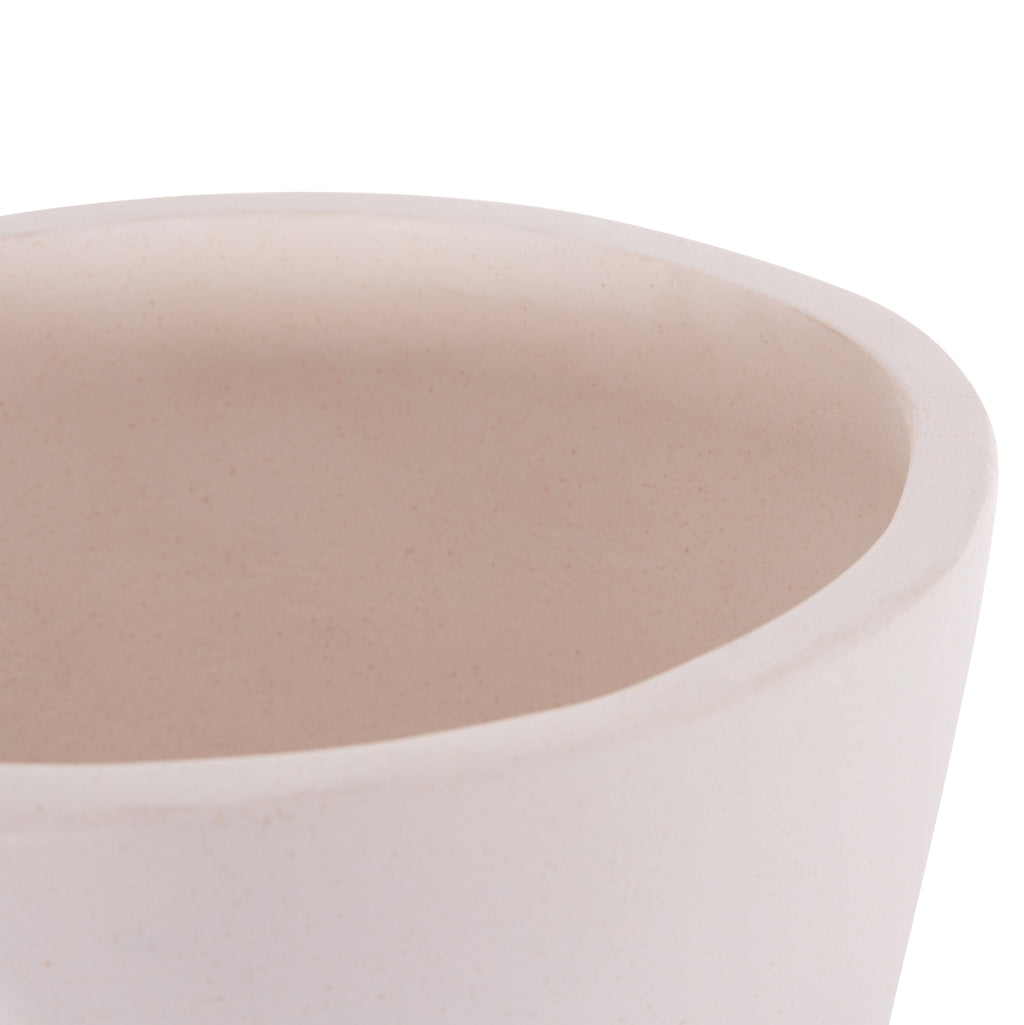 ΔΙΑΚΟΣΜΗΤΙΚΟ ΒΑΖΟ ΔΑΠΕΔΟΥ NEBULA HM4661.02 FIBER CEMENT ΛΕΥΚΟ--ΞΥΛΟ ΤΕΑΚ Φ60x115Υεκ.