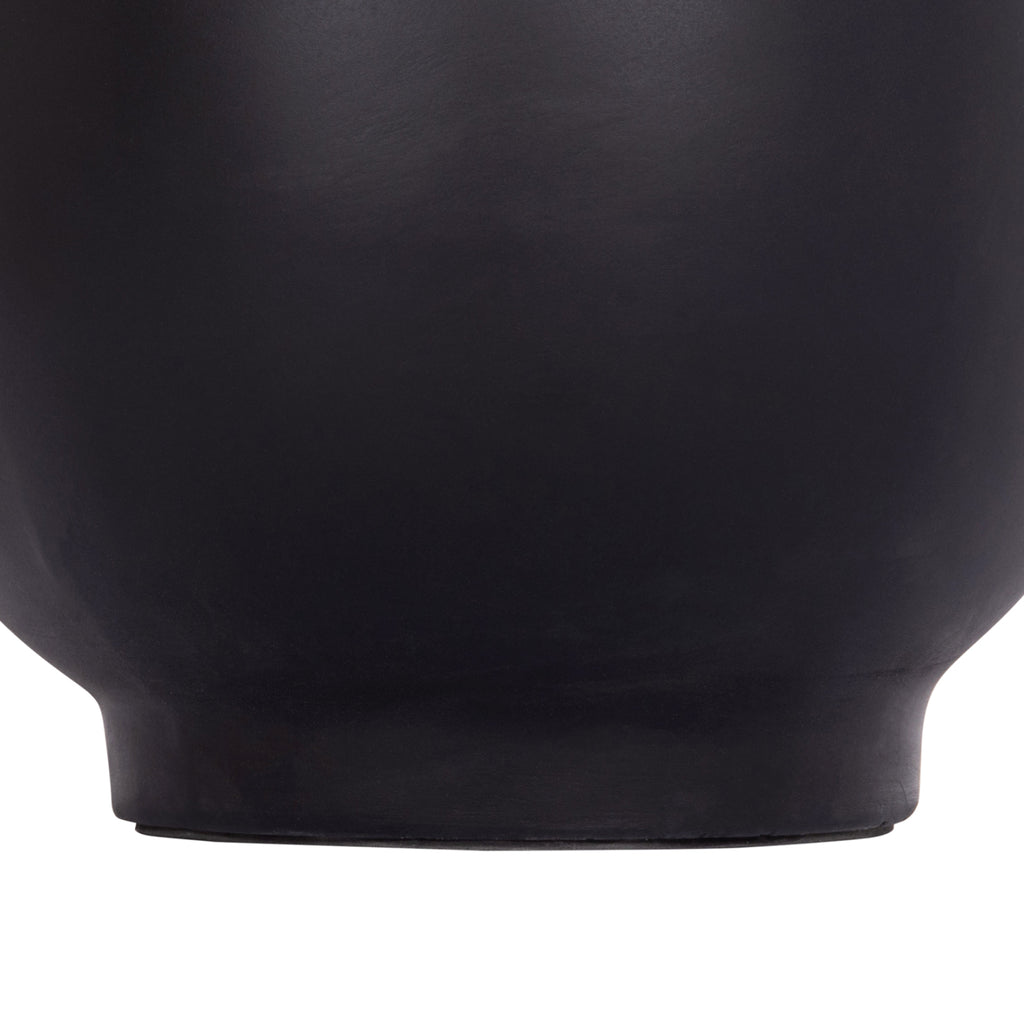 ΔΙΑΚΟΣΜΗΤΙΚΟ ΒΑΖΟ ΔΑΠΕΔΟΥ LINTER HM4662.01S FIBER CEMENT ΜΑΥΡΟ--ΞΥΛΟ ΤΕΑΚ Φ34x60Υεκ.