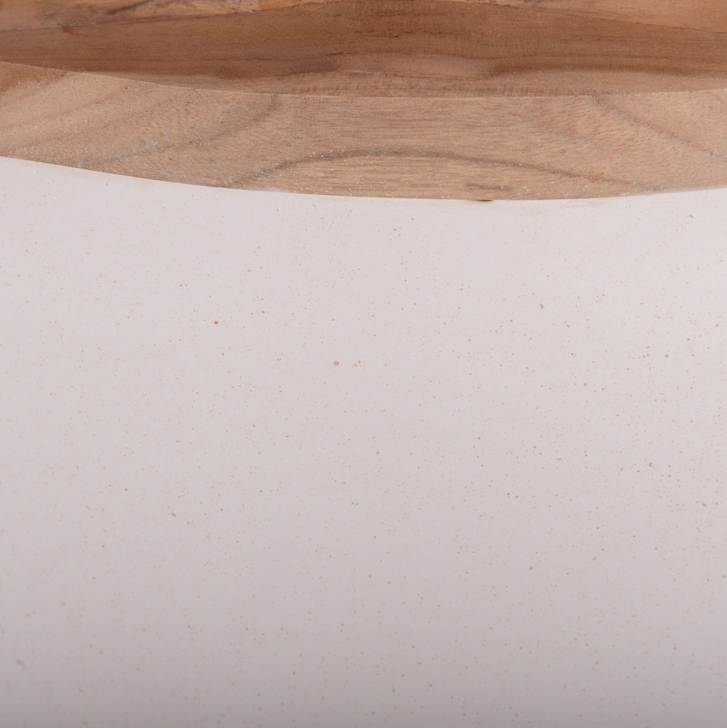 ΔΙΑΚΟΣΜΗΤΙΚΟ ΒΑΖΟ ΔΑΠΕΔΟΥ LINTER HM4662.02L FIBER CEMENT ΛΕΥΚΟ--ΞΥΛΟ ΤΕΑΚ Φ41x47Υεκ.