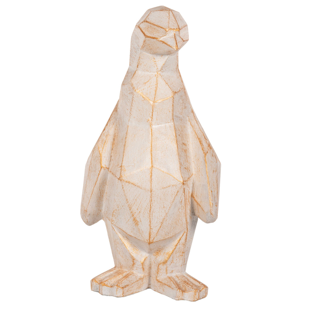 ΔΙΑΚΟΣΜΗΤΙΚΟ ΔΑΠΕΔΟΥ PENGUIN HM7915 GRC ΣΕ ΛΕΥΚΗ ΠΑΤΙΝΑ ΜΕ ΧΡΥΣΕΣ ΛΕΠΤΟΜΕΡΕΙΕΣ 30x20x60Υεκ.