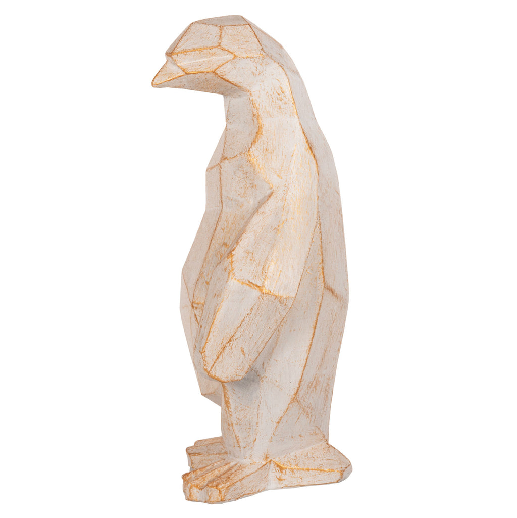 ΔΙΑΚΟΣΜΗΤΙΚΟ ΔΑΠΕΔΟΥ PENGUIN HM7915 GRC ΣΕ ΛΕΥΚΗ ΠΑΤΙΝΑ ΜΕ ΧΡΥΣΕΣ ΛΕΠΤΟΜΕΡΕΙΕΣ 30x20x60Υεκ.